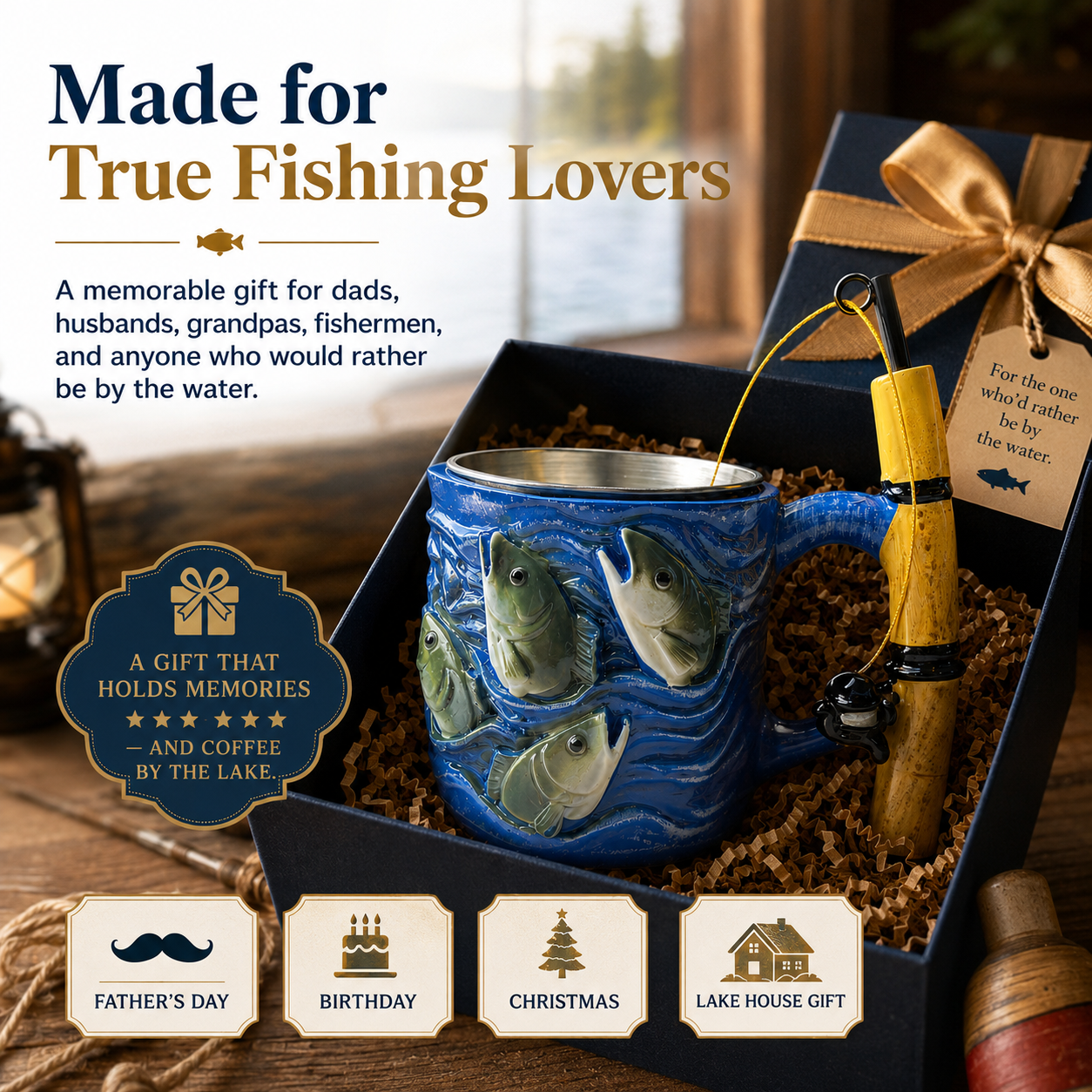 A unique 3D fishing mug that feels personal, collectible, and made for real anglers.
