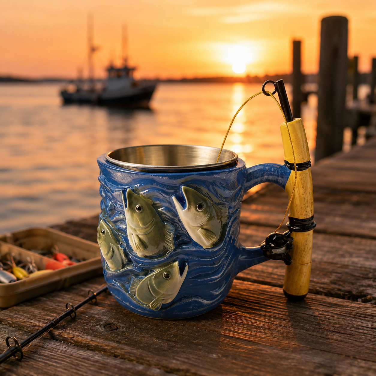 A unique 3D fishing mug that feels personal, collectible, and made for real anglers.