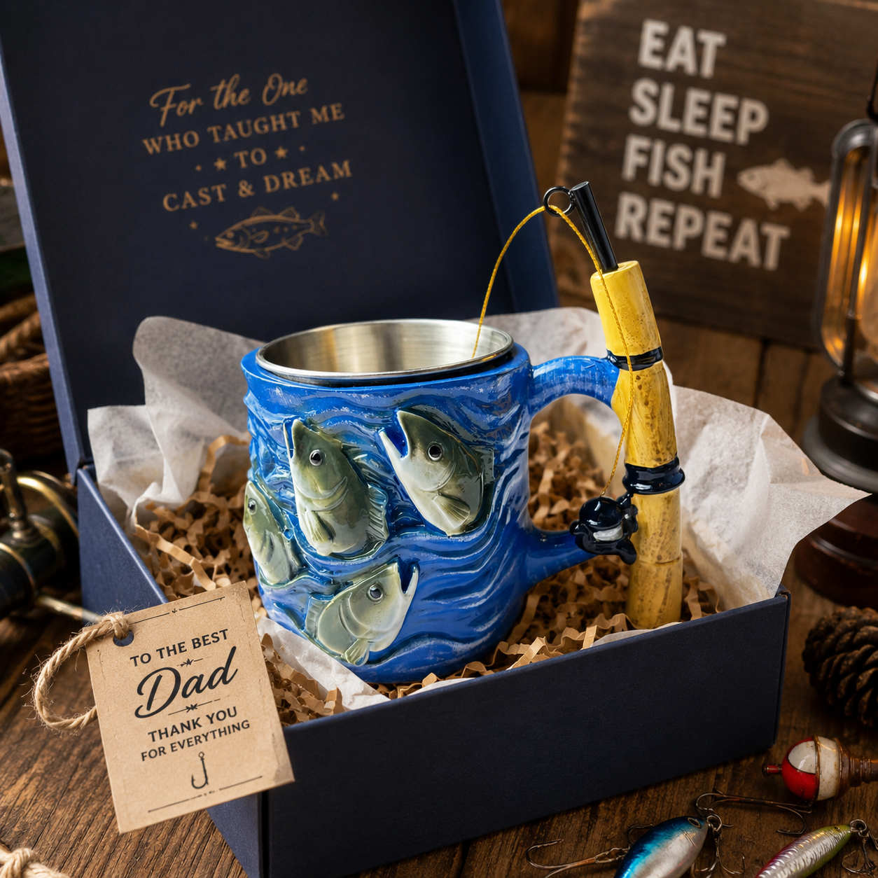 A unique 3D fishing mug that feels personal, collectible, and made for real anglers.