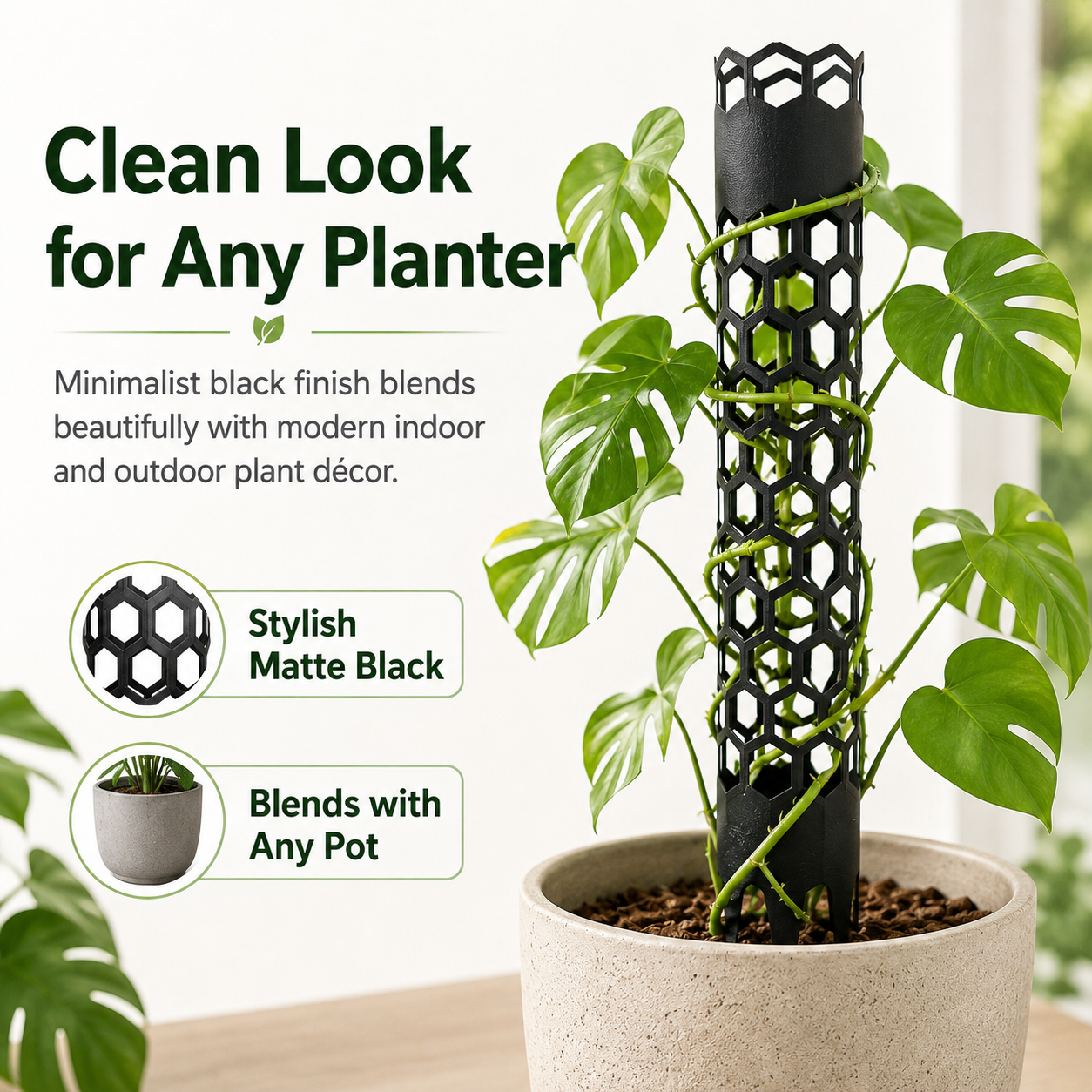 Honeycomb Moss Pole Plant Support Stake