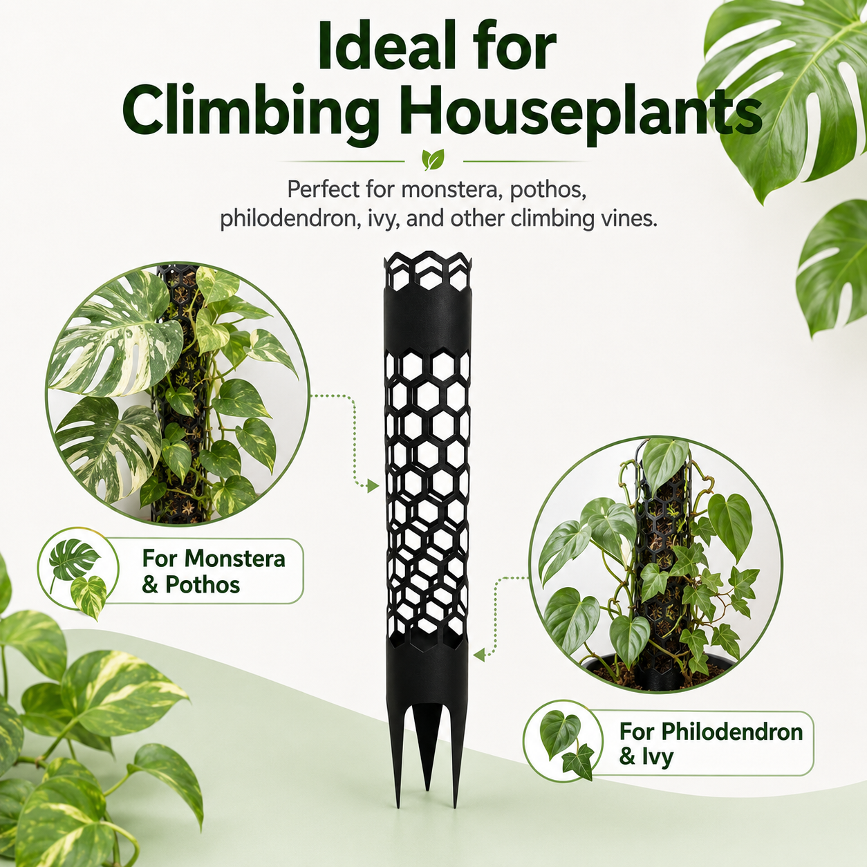 Honeycomb Moss Pole Plant Support Stake