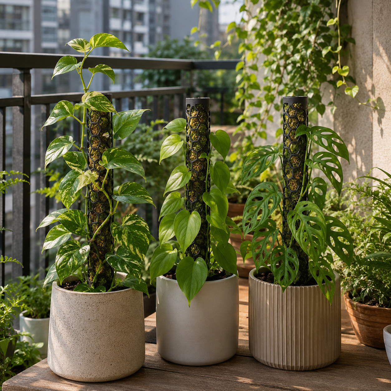 Honeycomb Moss Pole Plant Support Stake