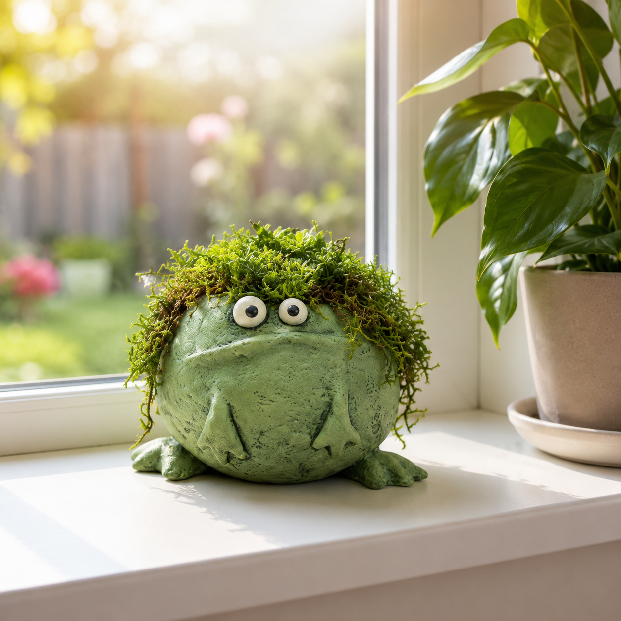 Whimsical Resin Animal Planter Pot for Succulents, Moss & Small Plants
