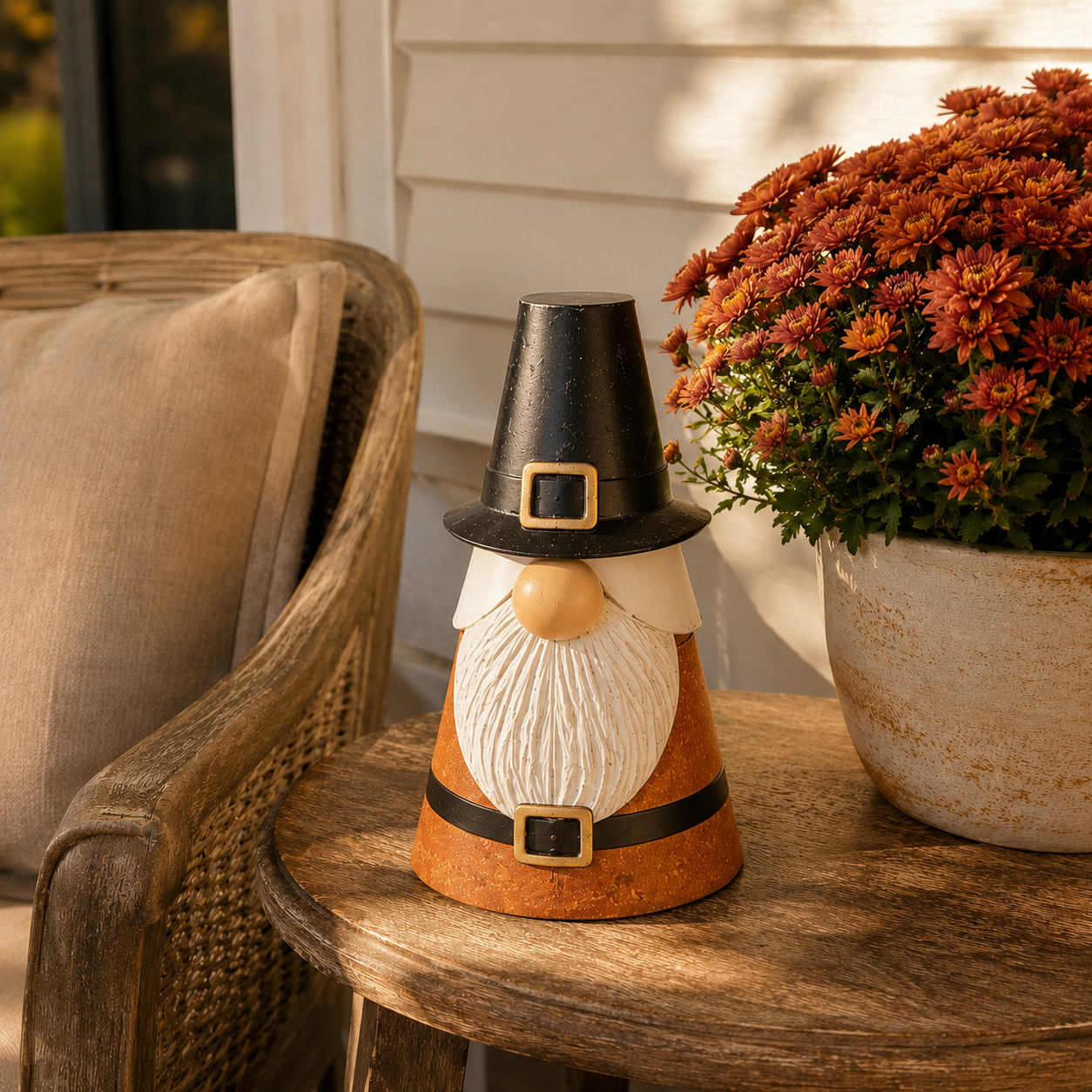 Seasonal Metal Gnome Decorations – Valentine, Harvest & Pilgrim Collection