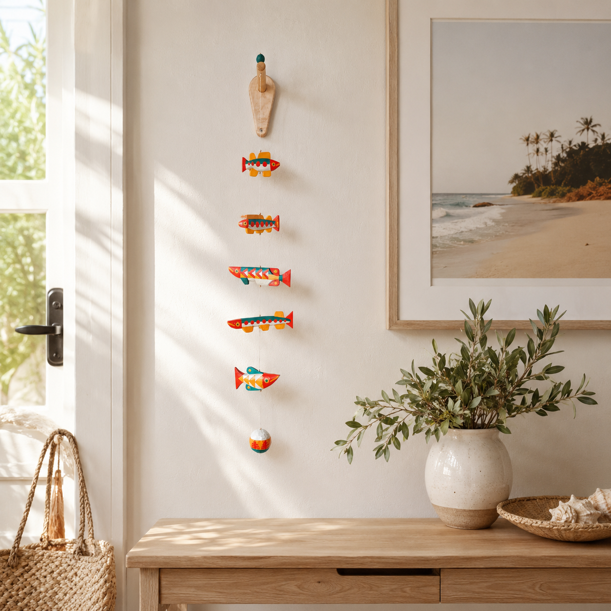 Ocean Drift Resin Fish Hanging Mobile