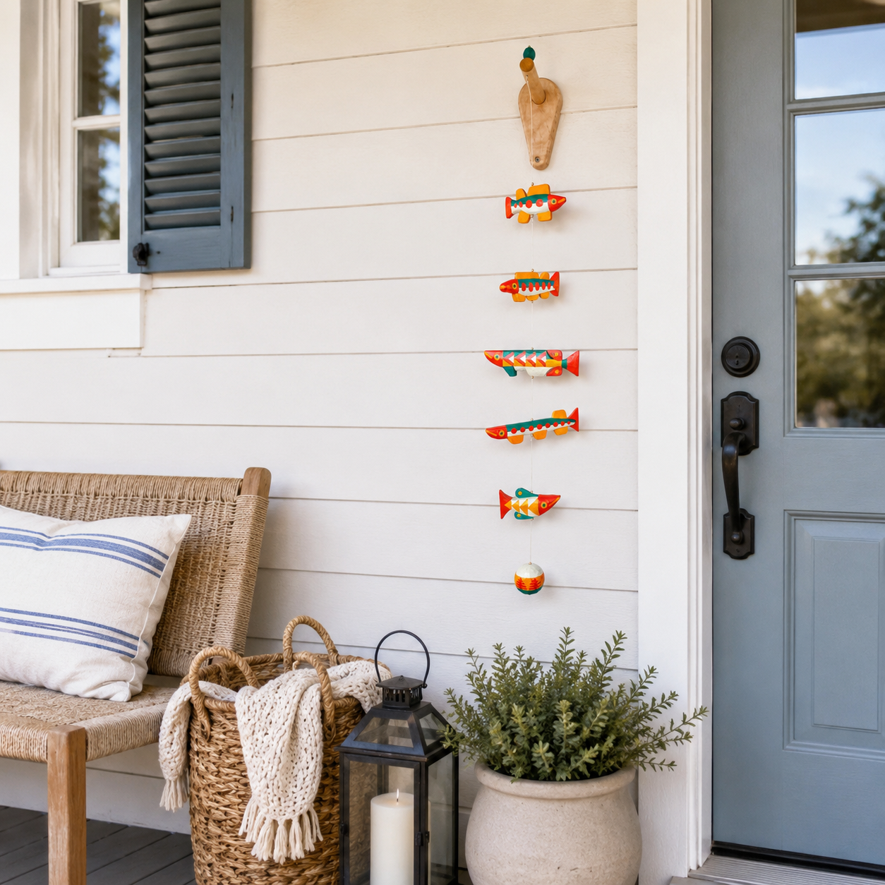 Ocean Drift Resin Fish Hanging Mobile