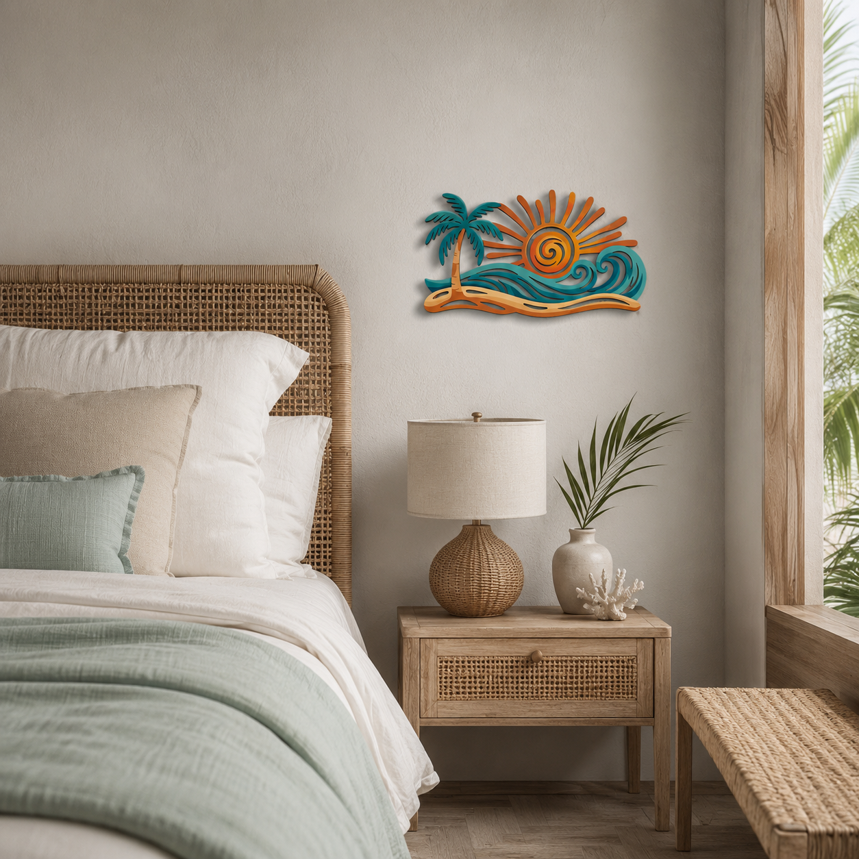 Sunset Shores Lighted Wall Art