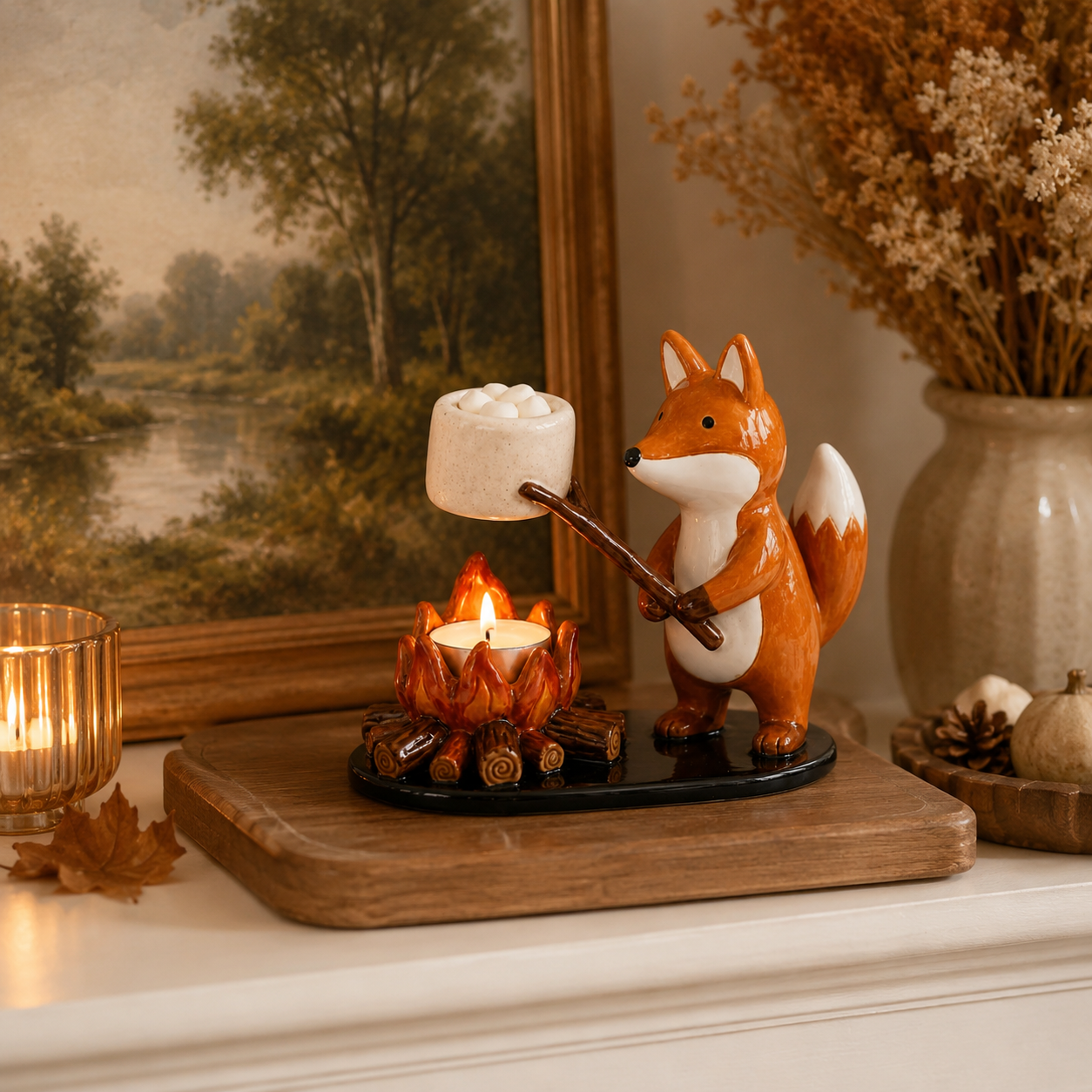 Animal Campfire Tealight Candle Holder