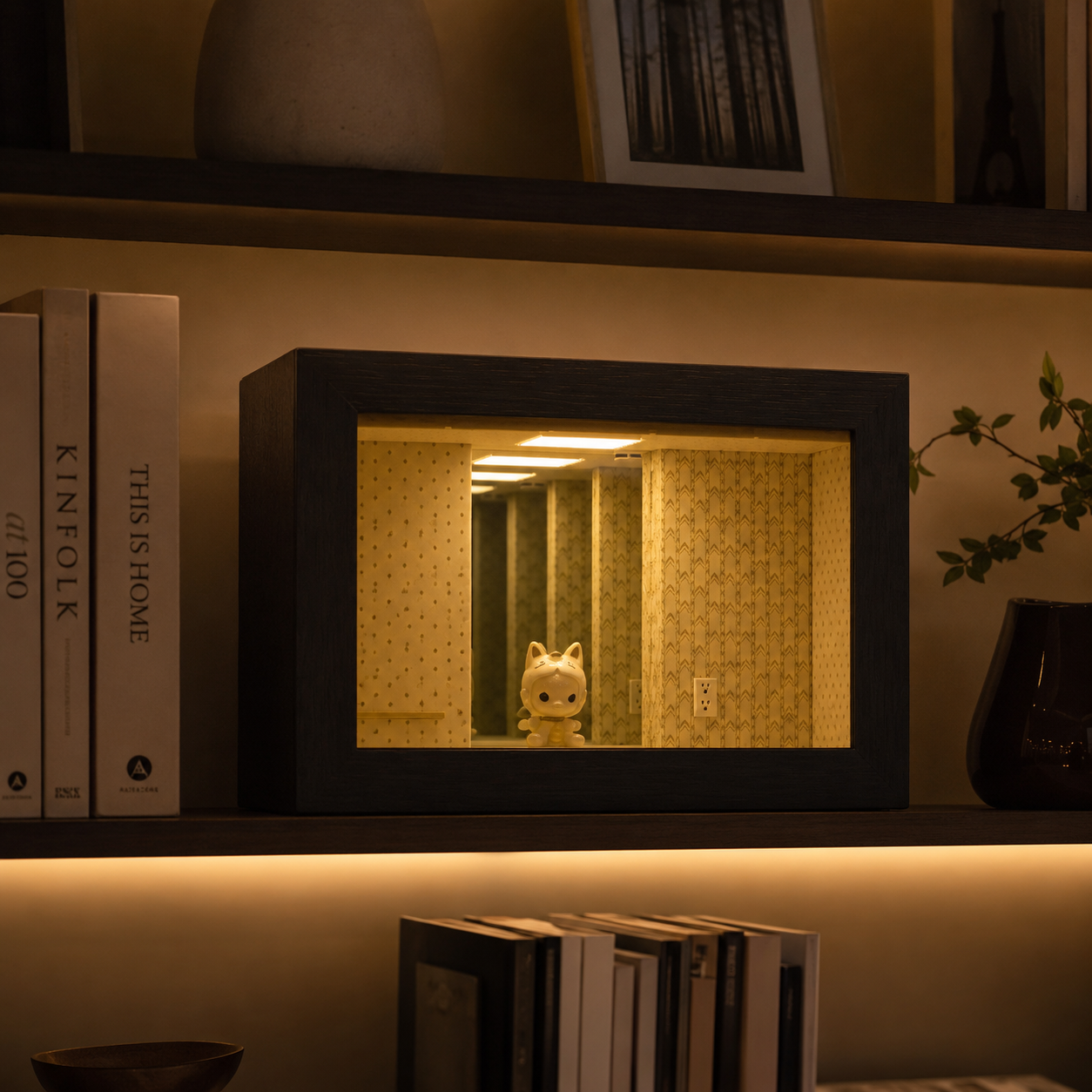 The Backrooms Infinity Mirror Lamp