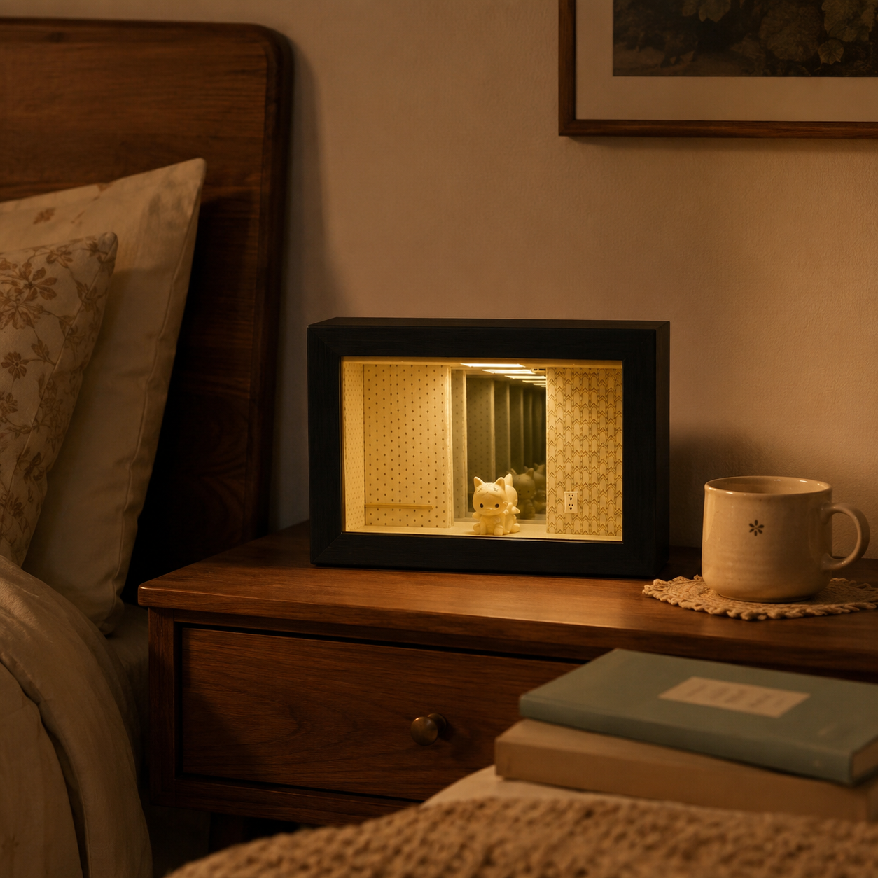 The Backrooms Infinity Mirror Lamp