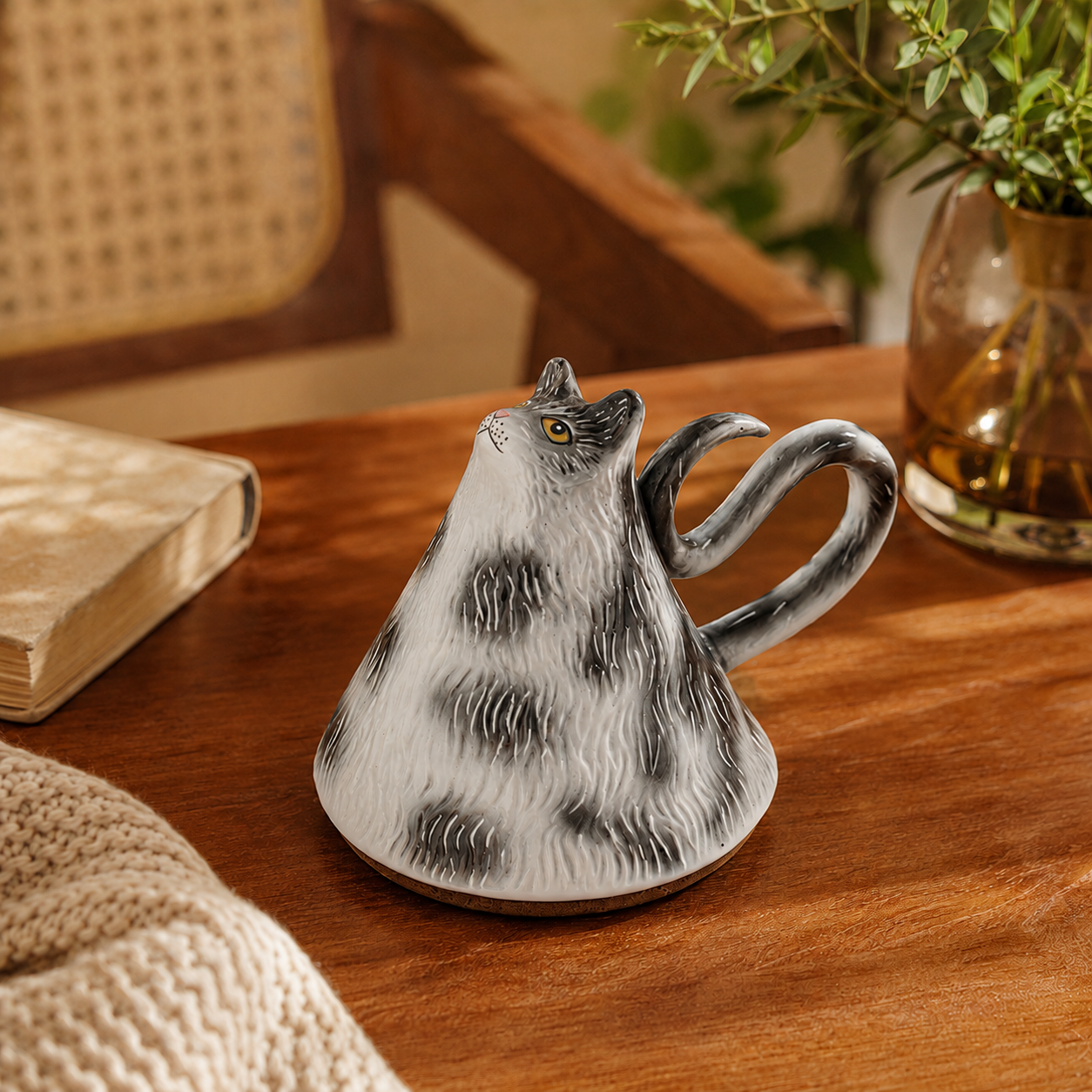 Whimsical Animal Ceramic Coffee Cups – 5 Styles Collection