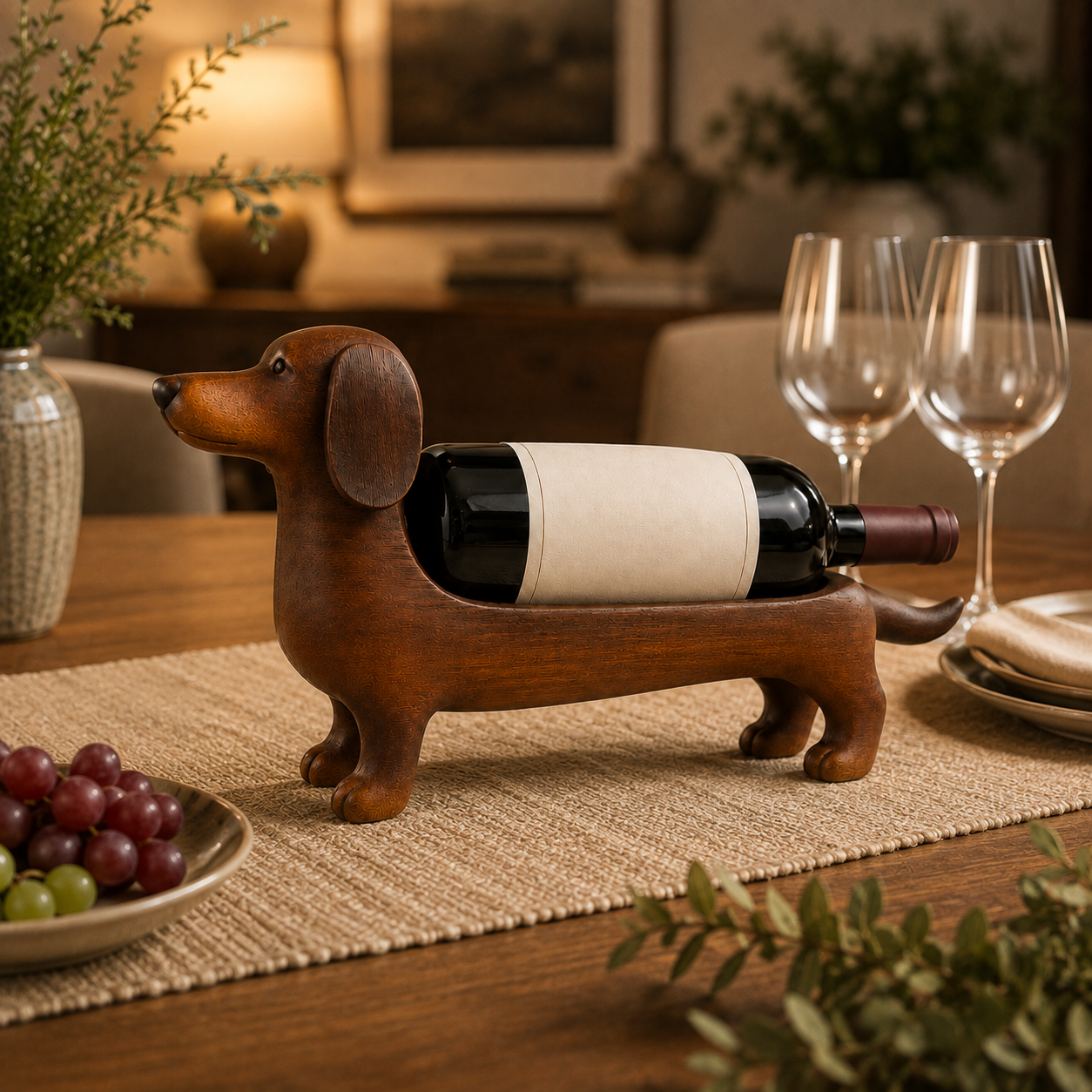 Dachshund Wine Bottle Holder