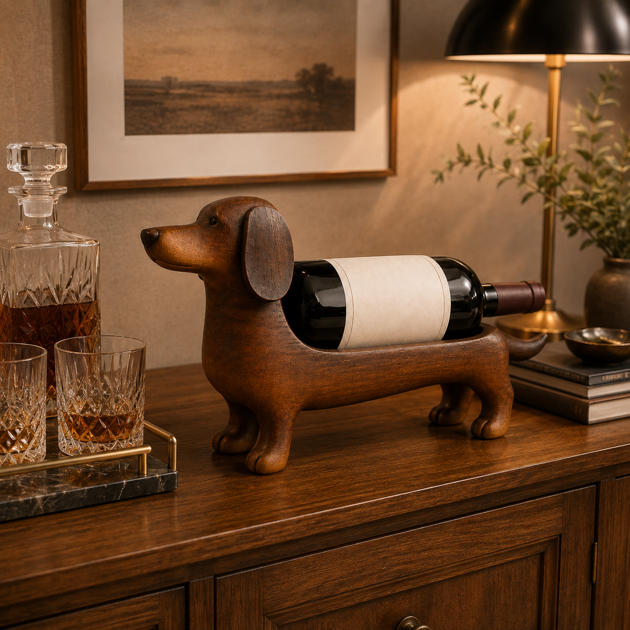 Dachshund Wine Bottle Holder