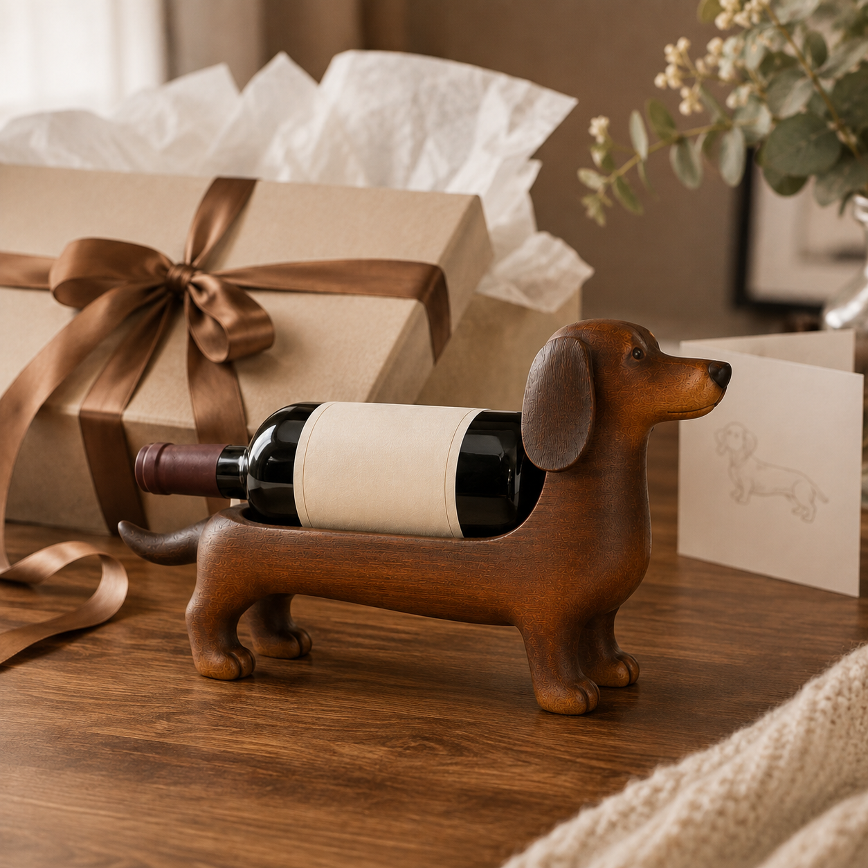 Dachshund Wine Bottle Holder