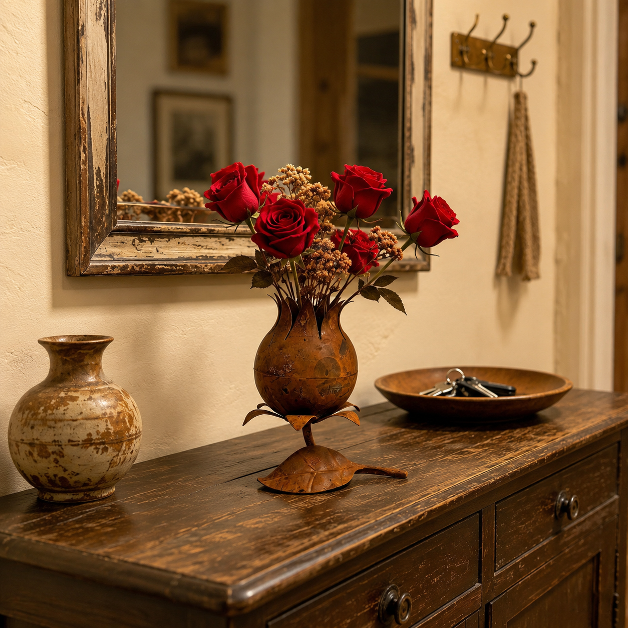 Vintage Bloom Candle Holder & Vase