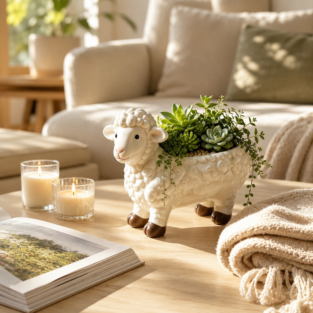 Sheep Decorative Planter