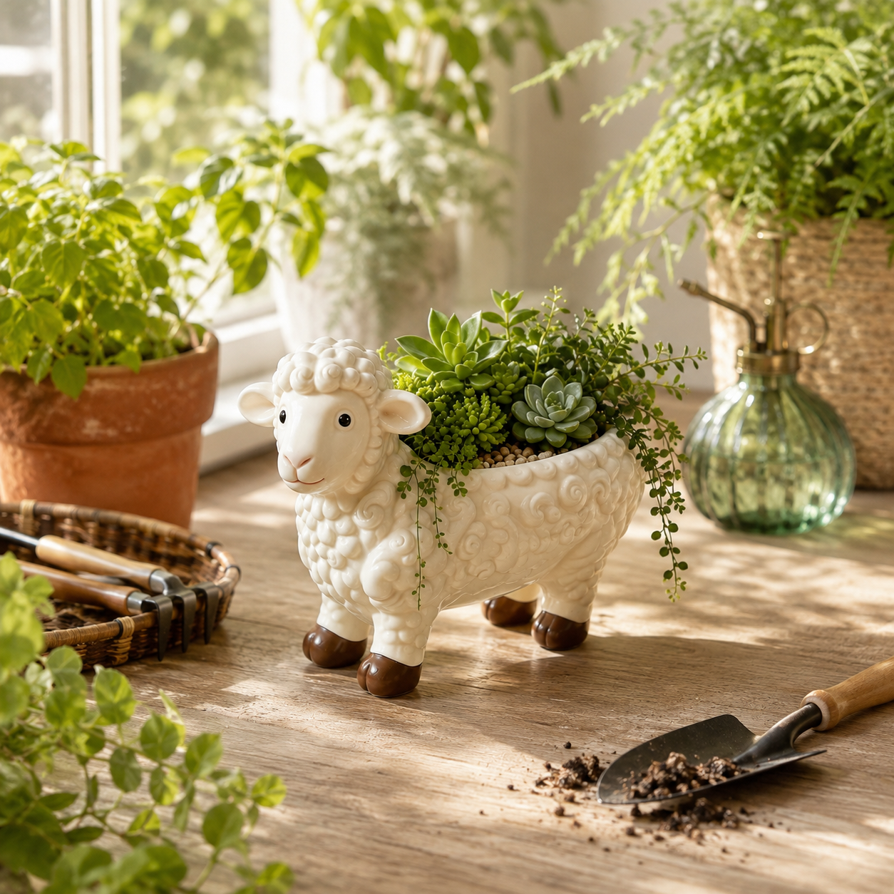 Sheep Decorative Planter