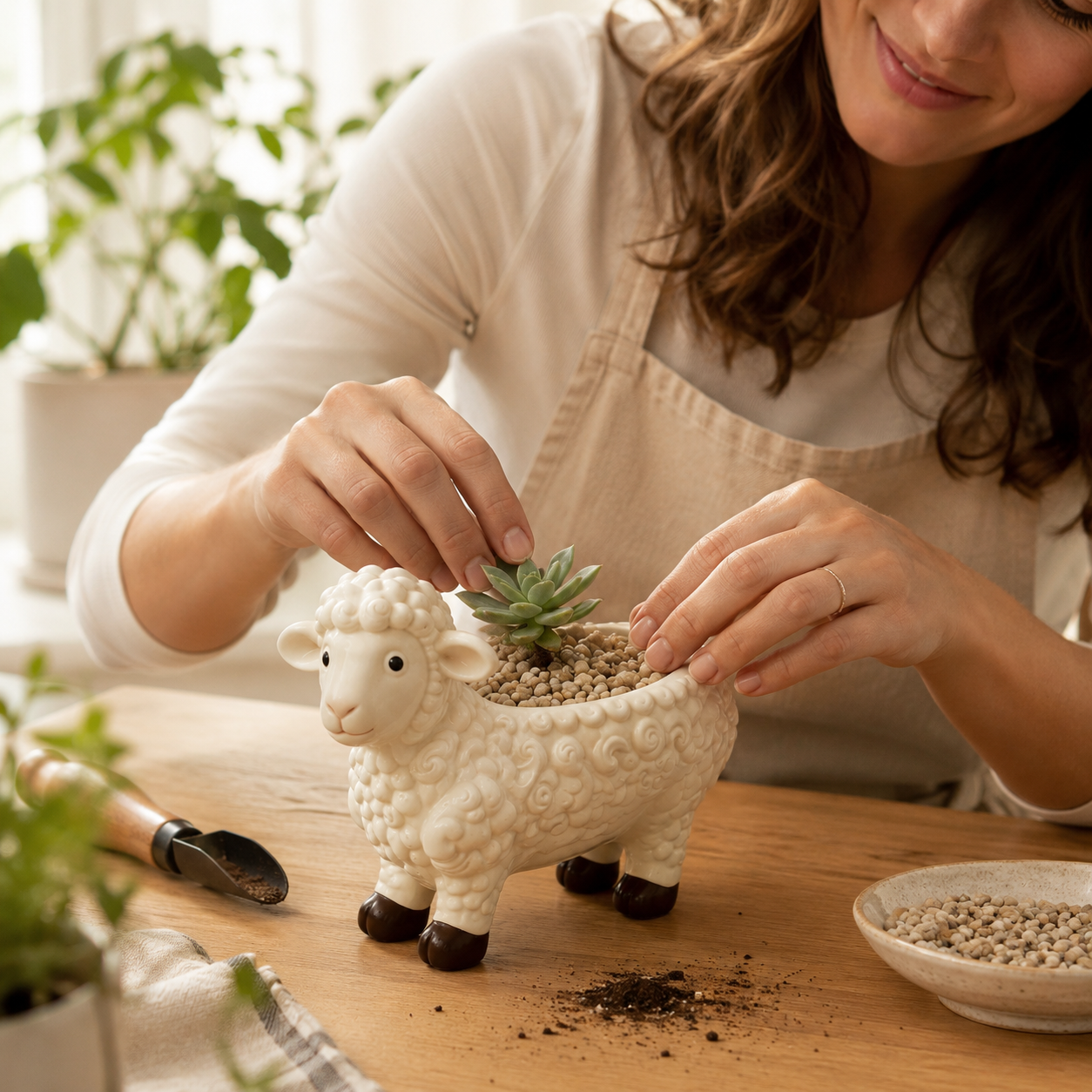 Sheep Decorative Planter