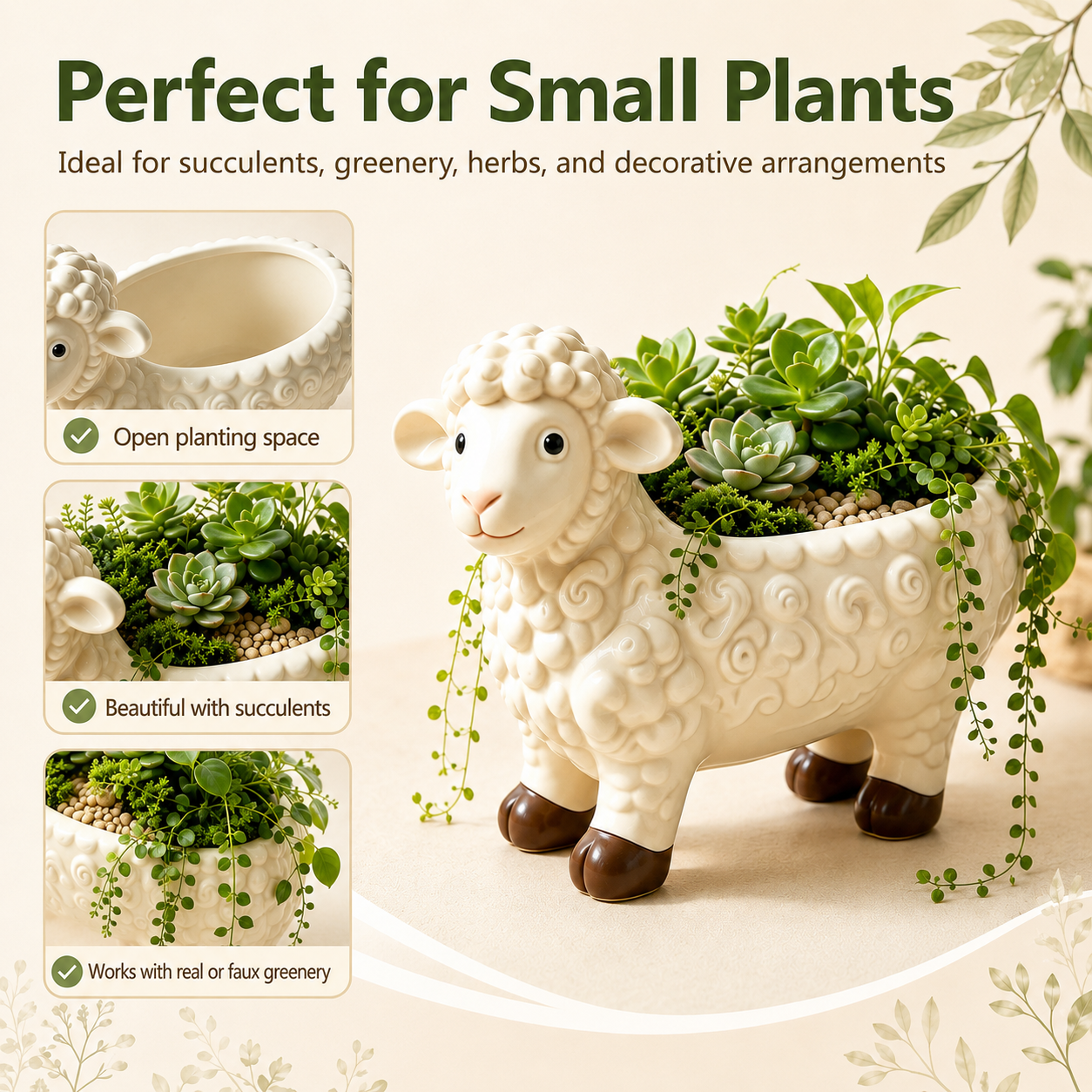 Sheep Decorative Planter