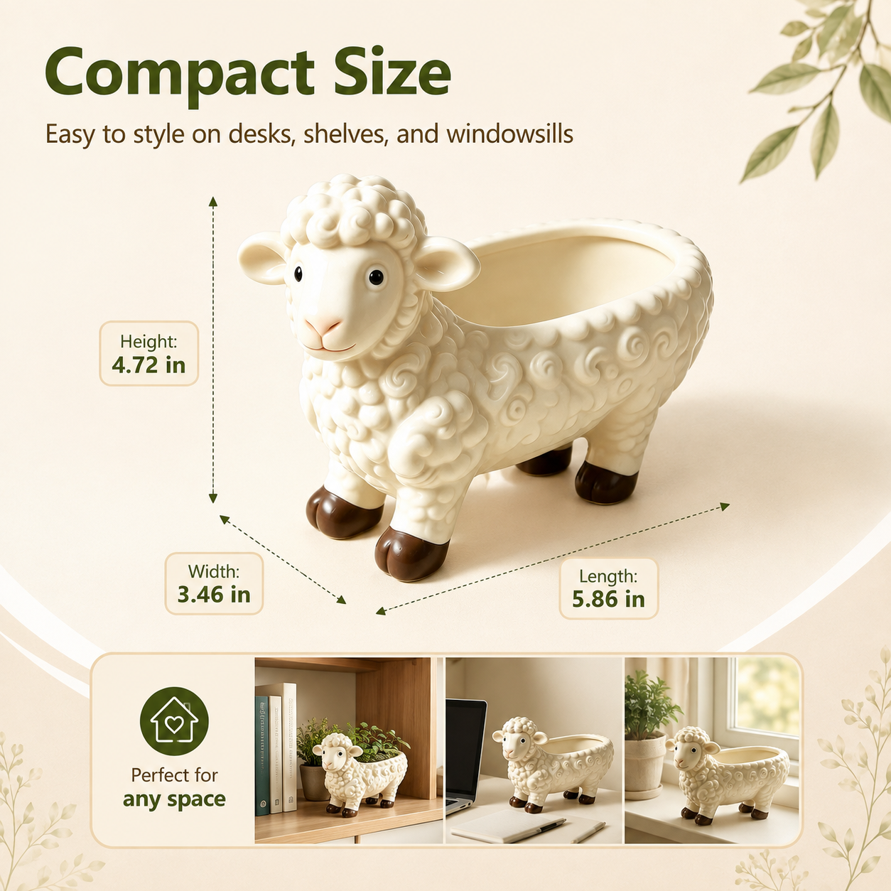 Sheep Decorative Planter