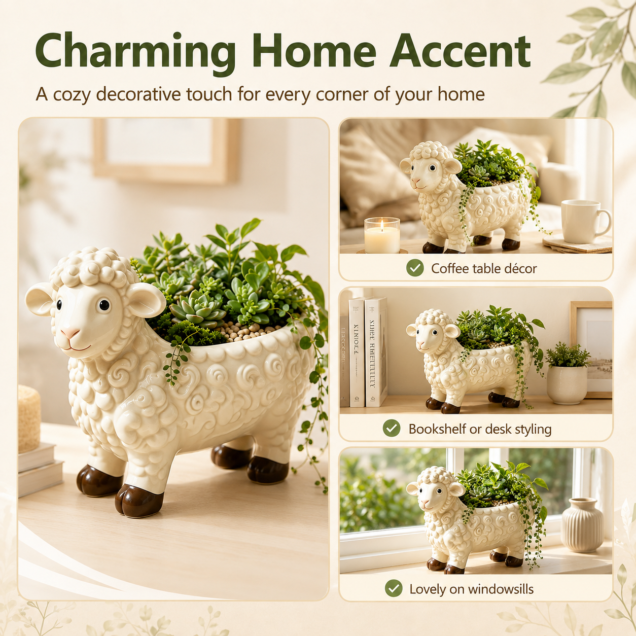 Sheep Decorative Planter