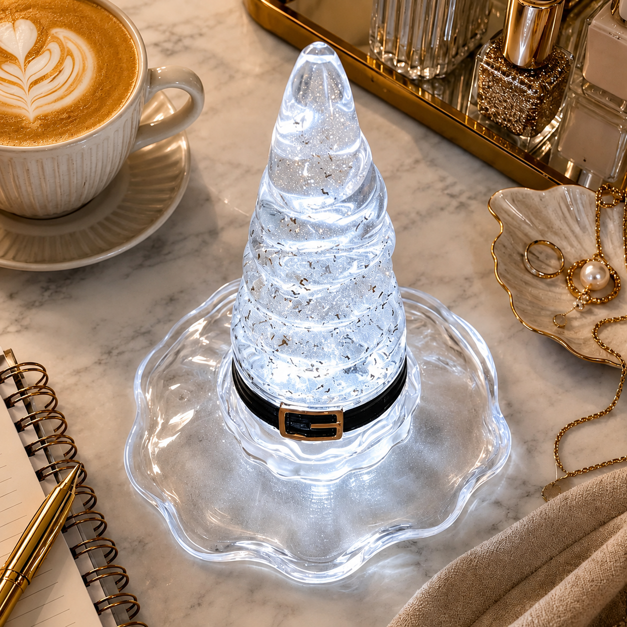 Light-Up Witch Hat Table Decor