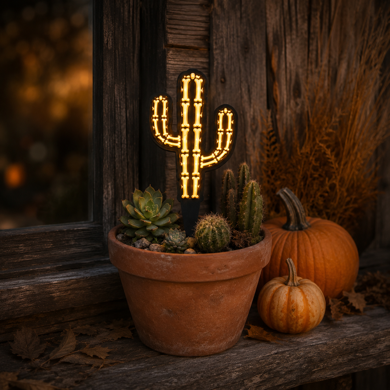 Wild West After Dark™ Light-Up Halloween Garden Stake  Amazon Listing Title