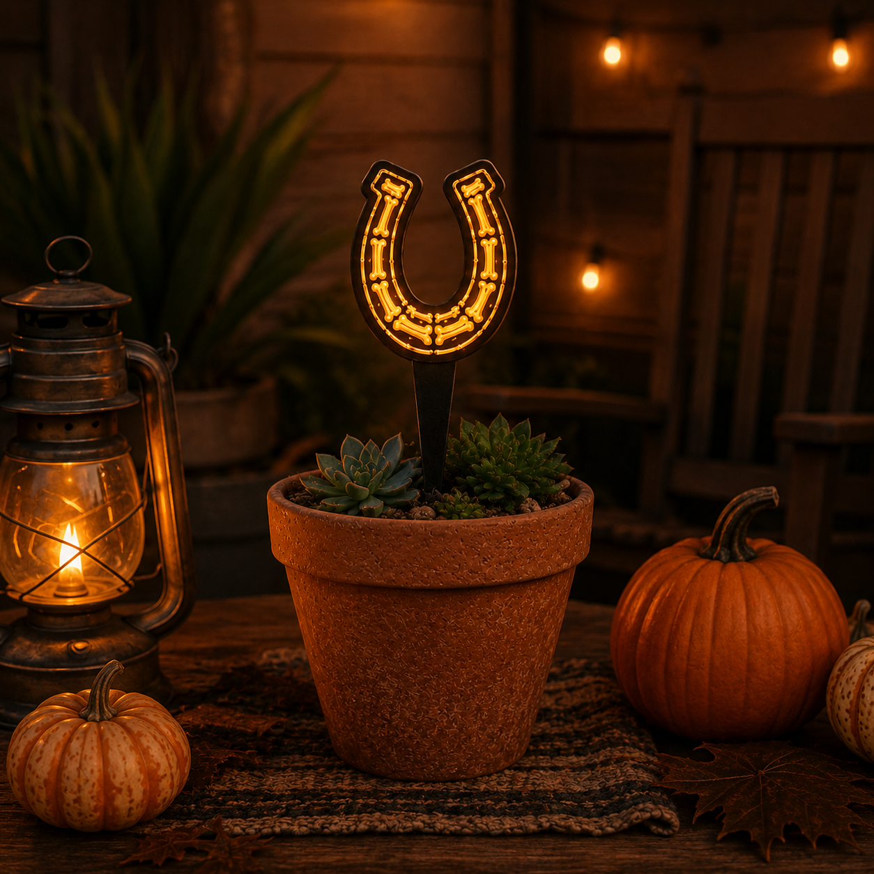 Wild West After Dark™ Light-Up Halloween Garden Stake  Amazon Listing Title
