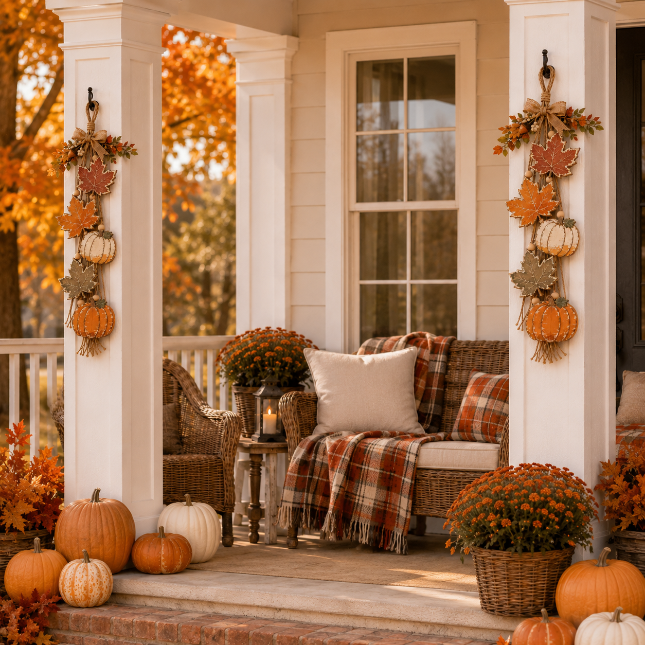 Harvest Welcome Wooden Fall Hanging Decor🍁
