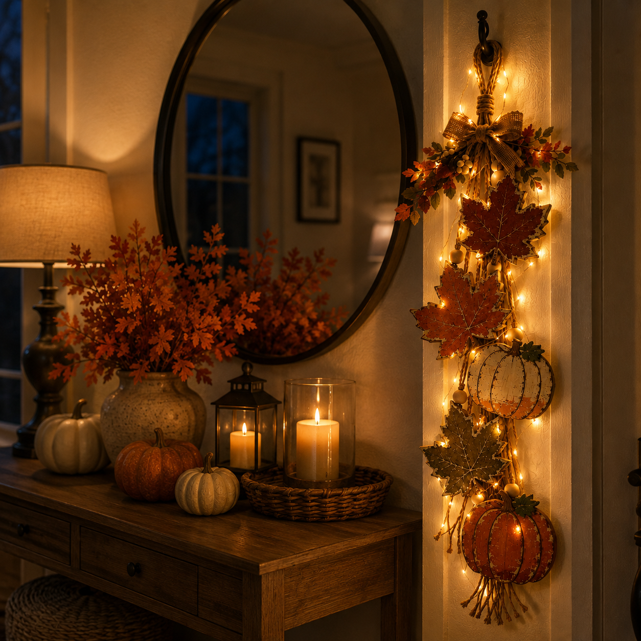 Harvest Welcome Wooden Fall Hanging Decor🍁