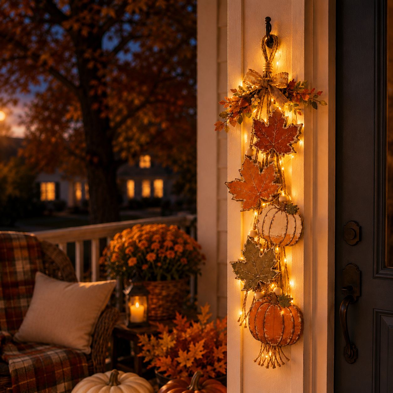 Harvest Welcome Wooden Fall Hanging Decor🍁