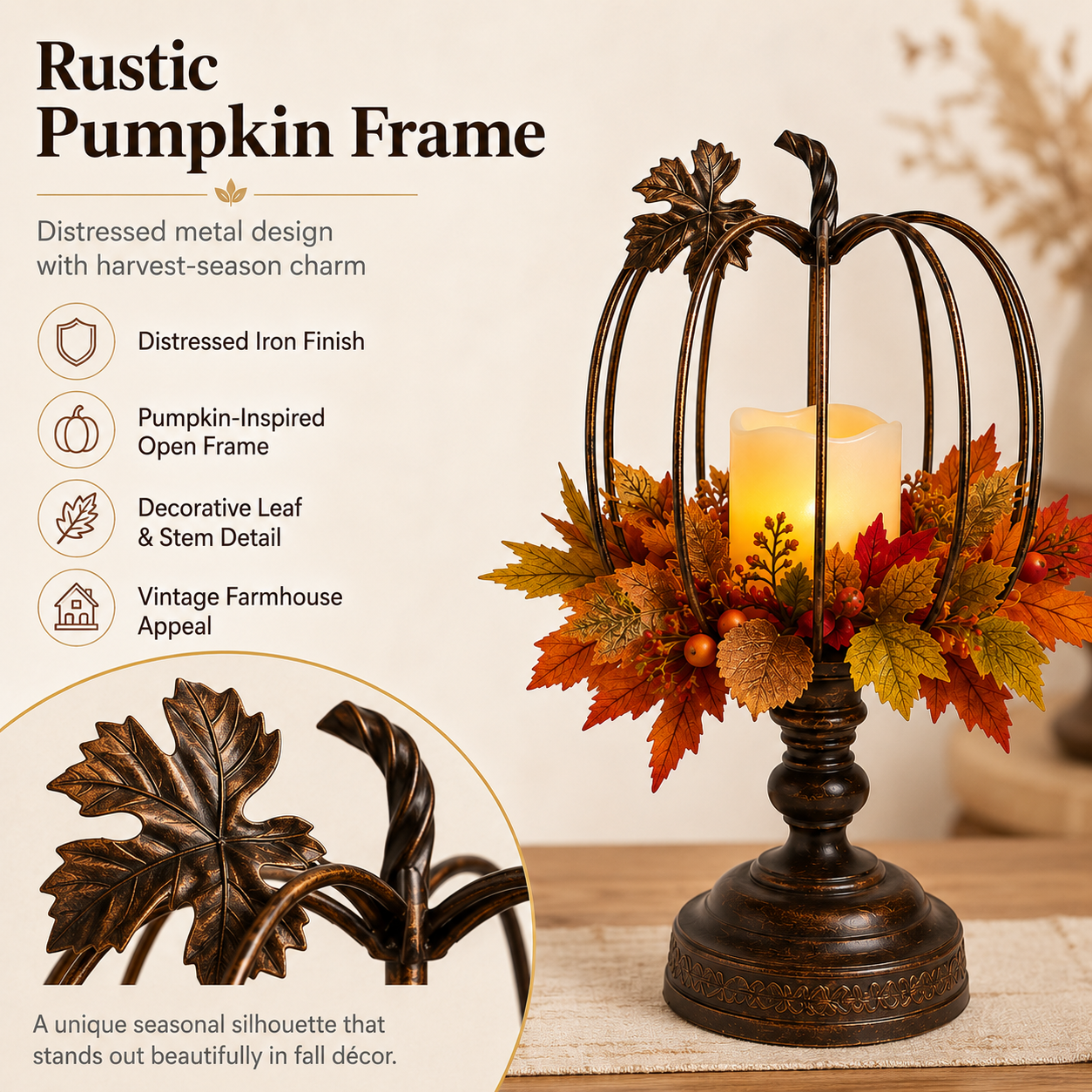 Autumn Glow Pumpkin Lantern