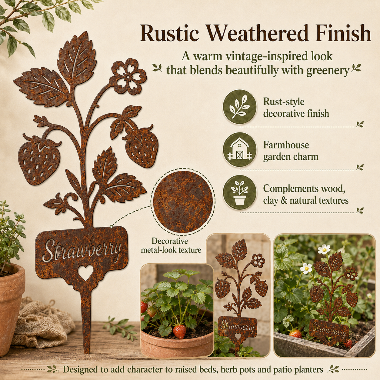 Garden Plant Marker Stakes