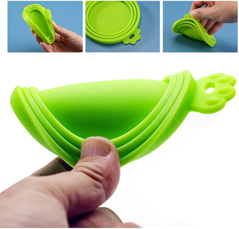 2 Pcs - Reusable Silicone Pet Food Can Lid