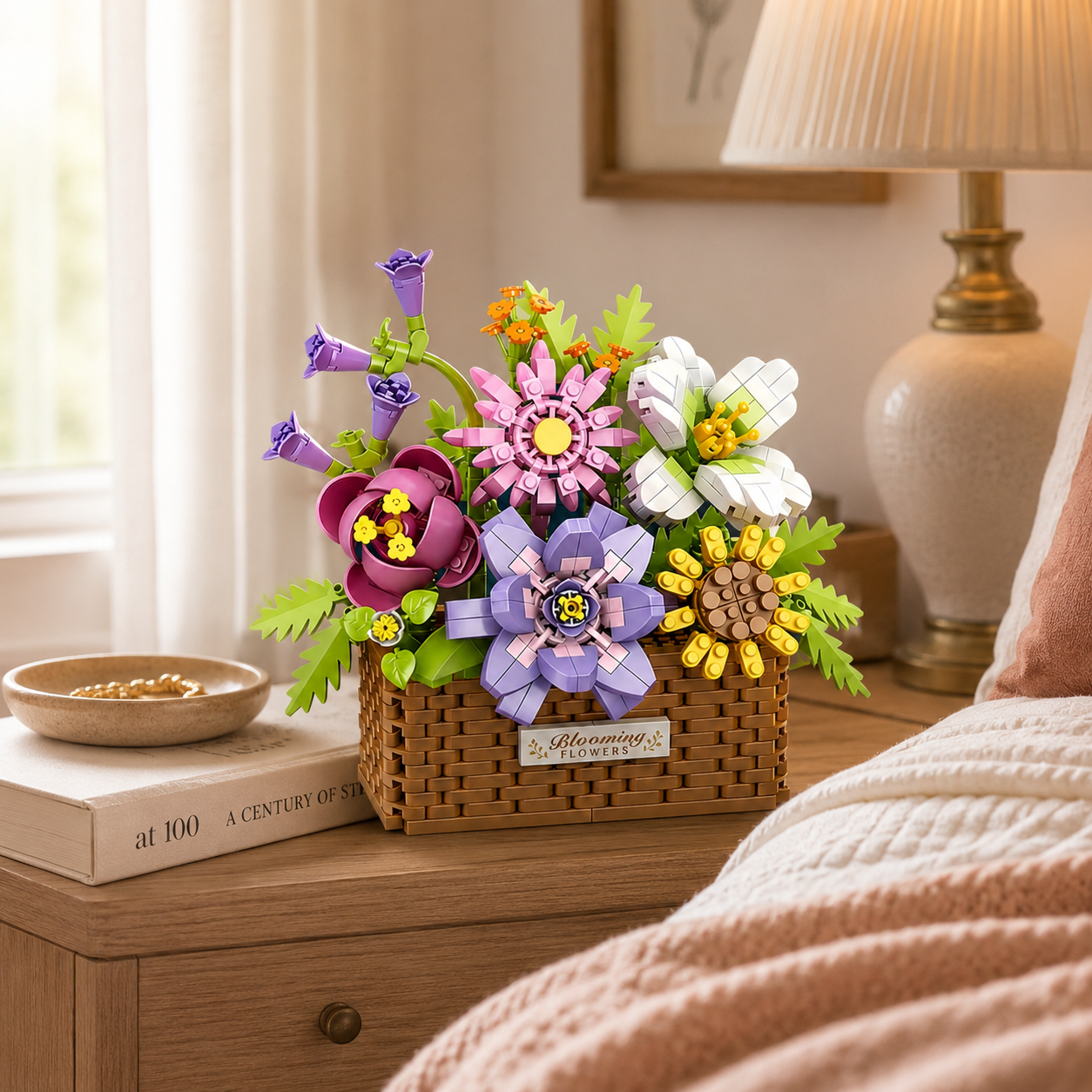 DIY Blooming Lego Flower Pot Décor – Creative Buildable Flower Arrangement
