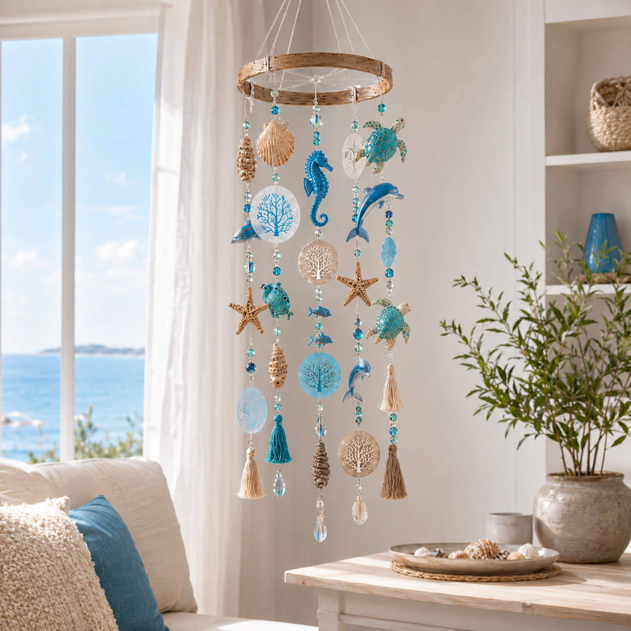🌊✨ Create your own peaceful ocean corner and let your home shine with coastal charm!
