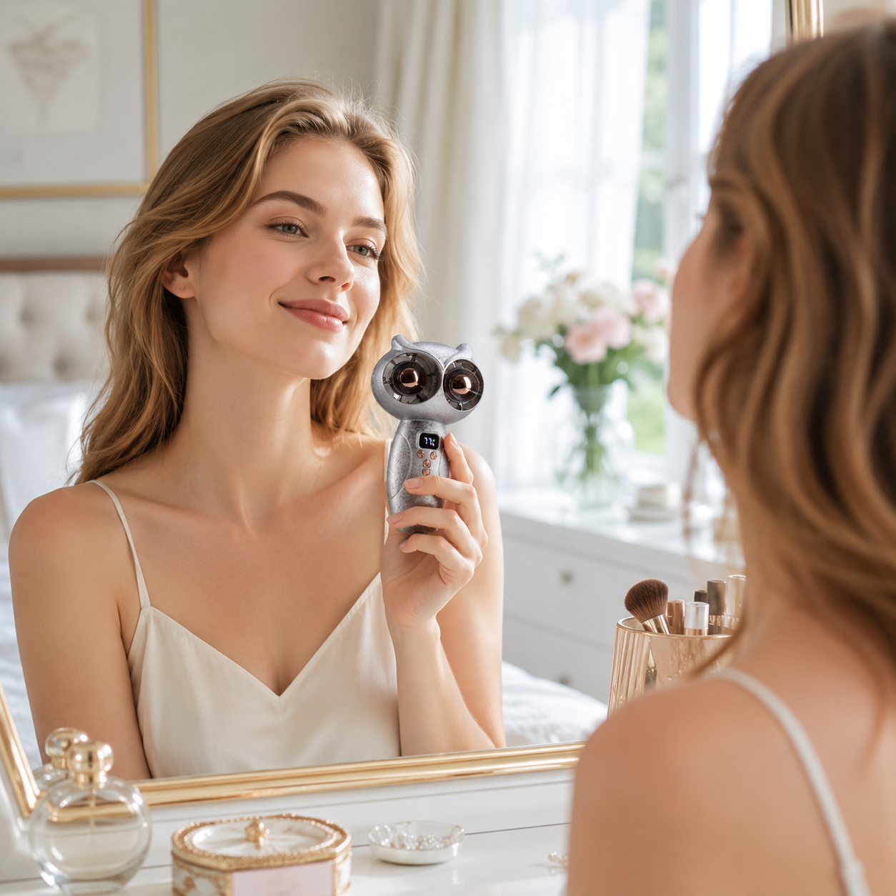 Owl-Shaped Handheld Fan with Digital Display 🦉💨