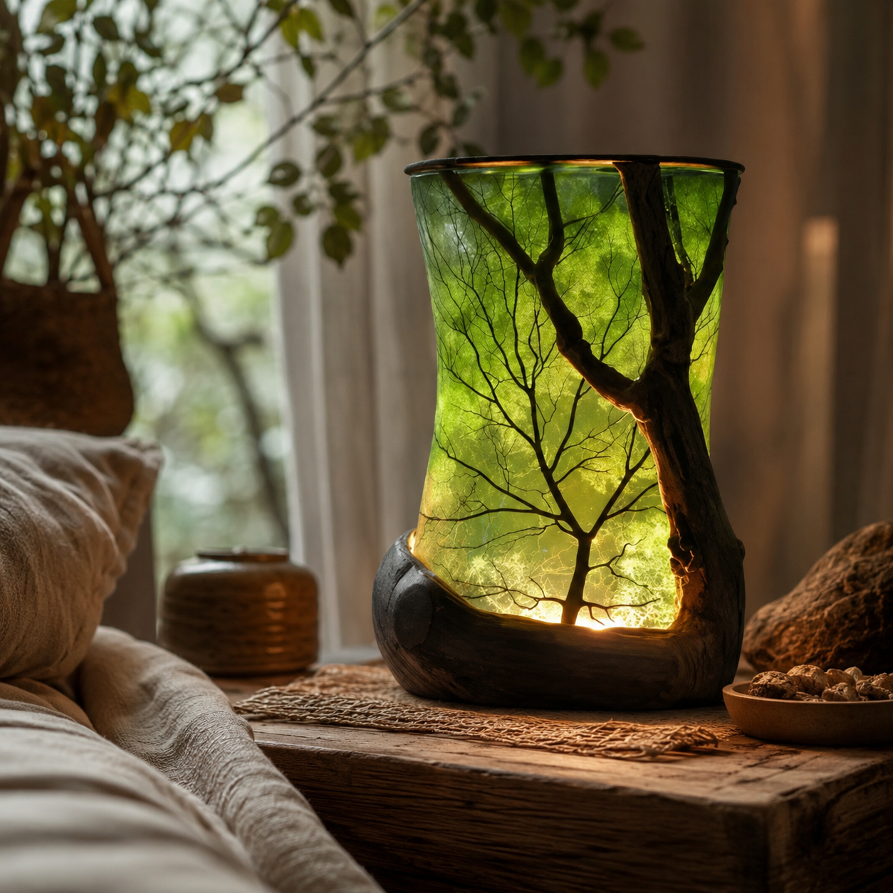 🌲 Cozy Forest Night Light