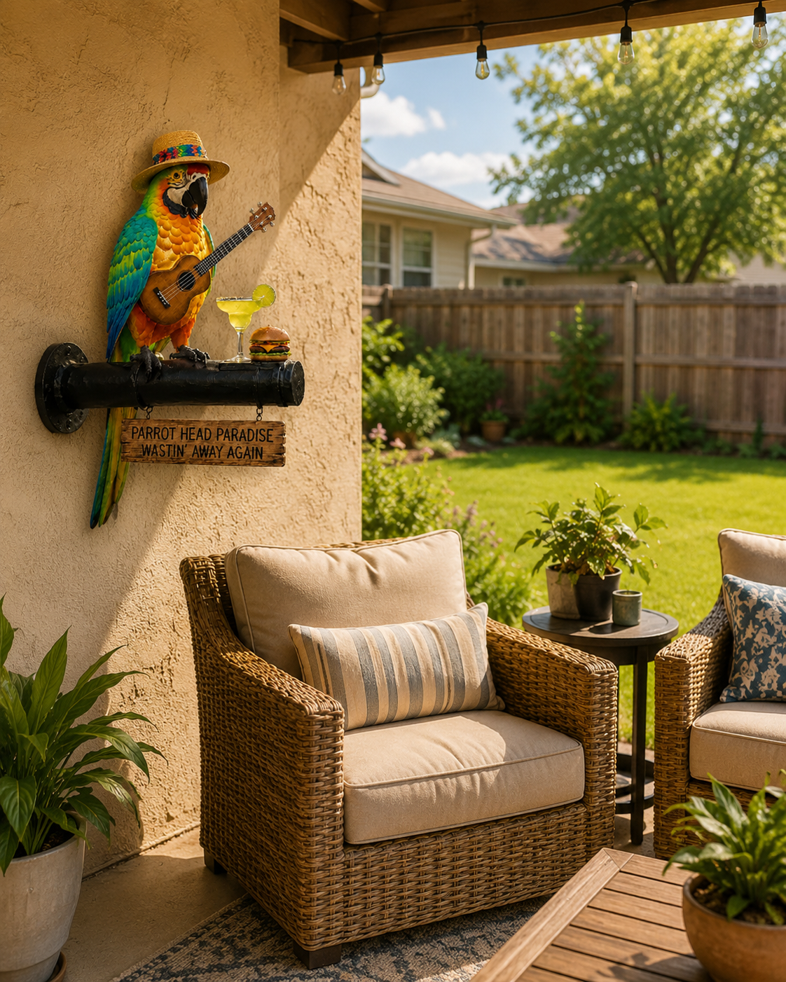 🦜 Tropical Parrot Decor