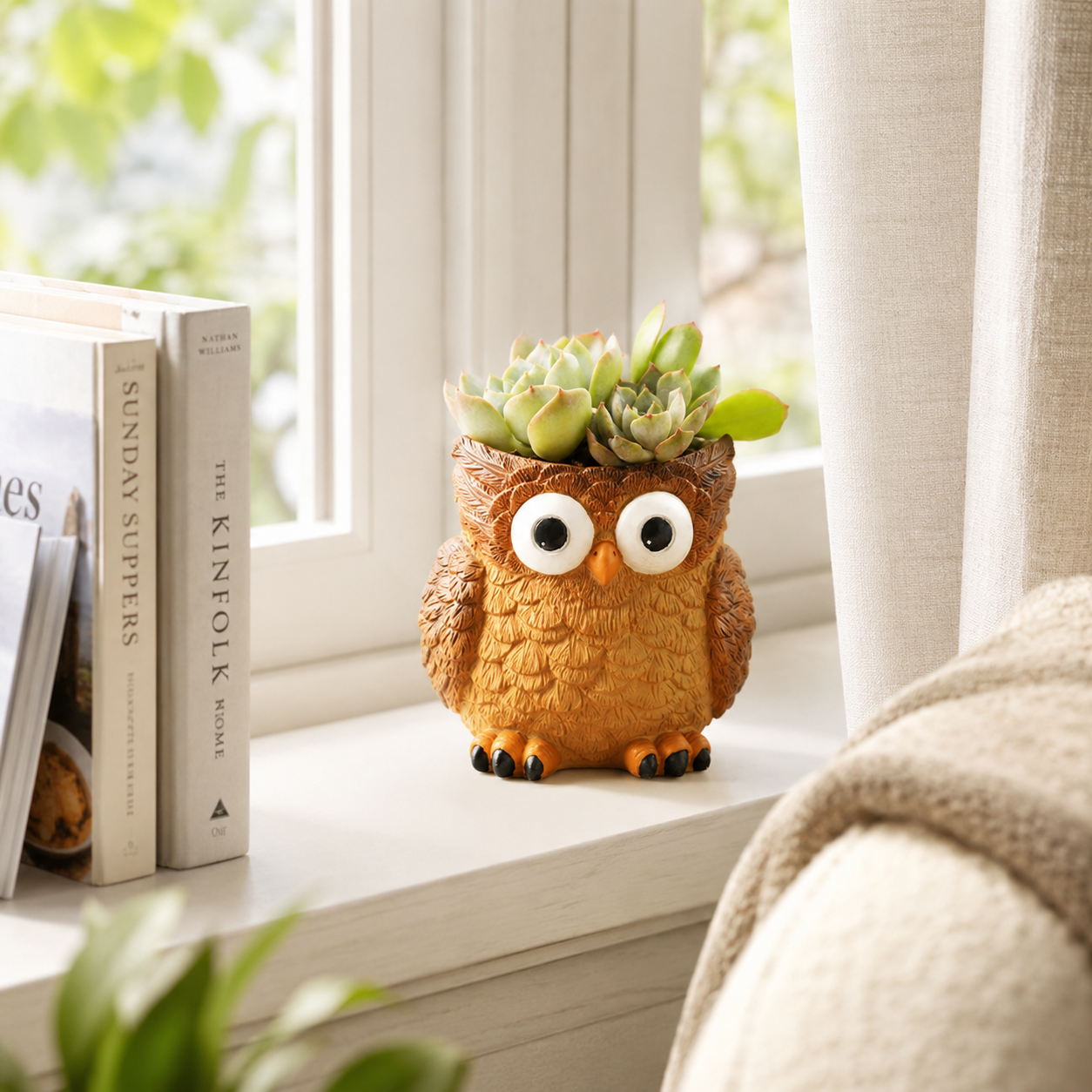 🦉 Owl Succulent Planters