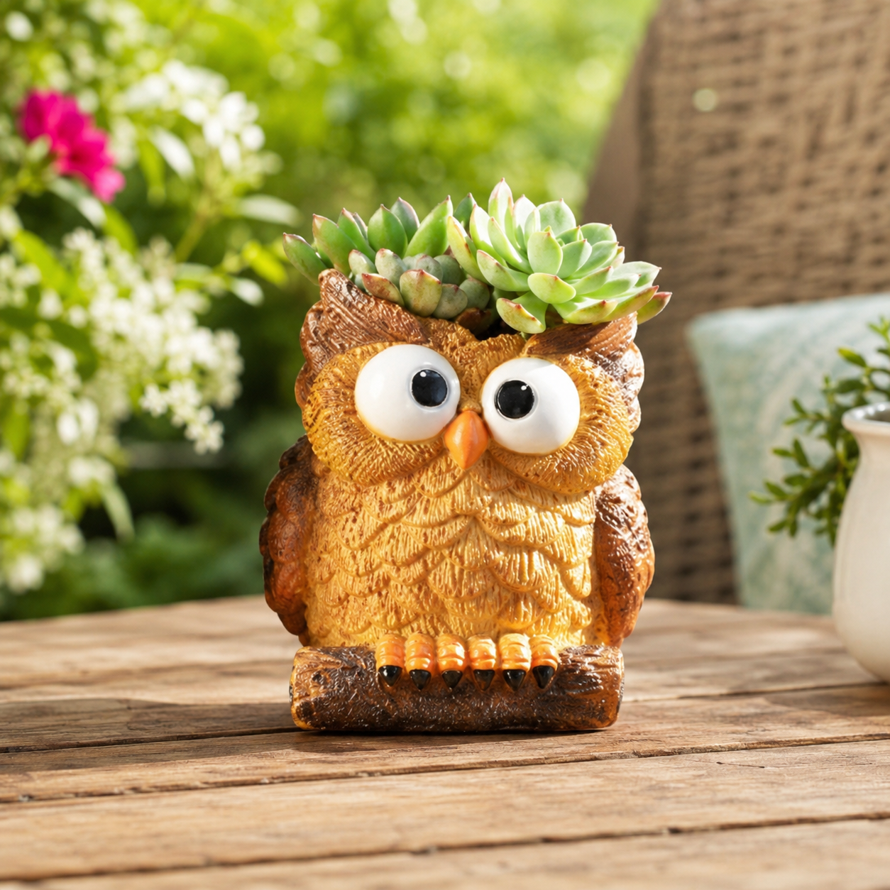 🦉 Owl Succulent Planters