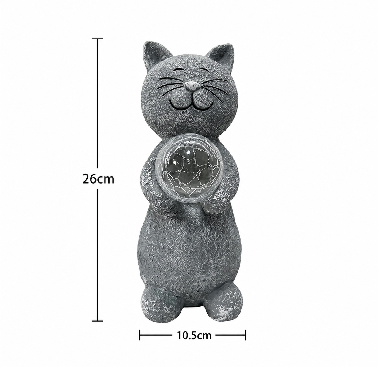 Cat Garden Light Statue｜Cute Cat Outdoor Decor