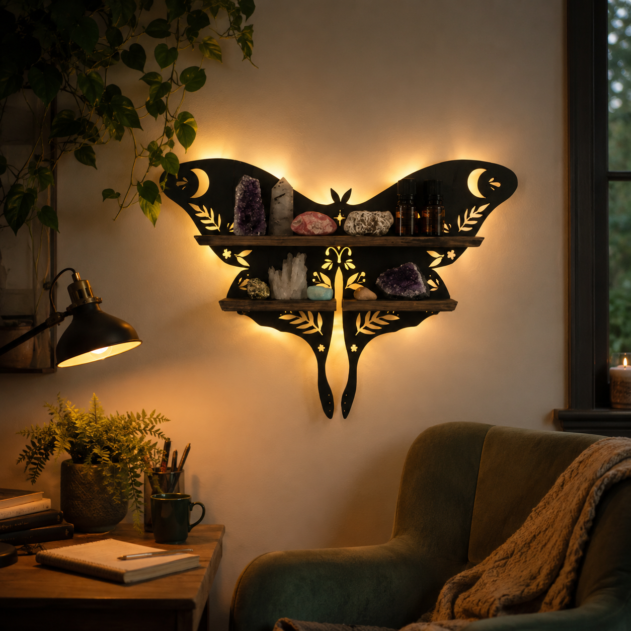 🦋 Butterfly Wall Shelf