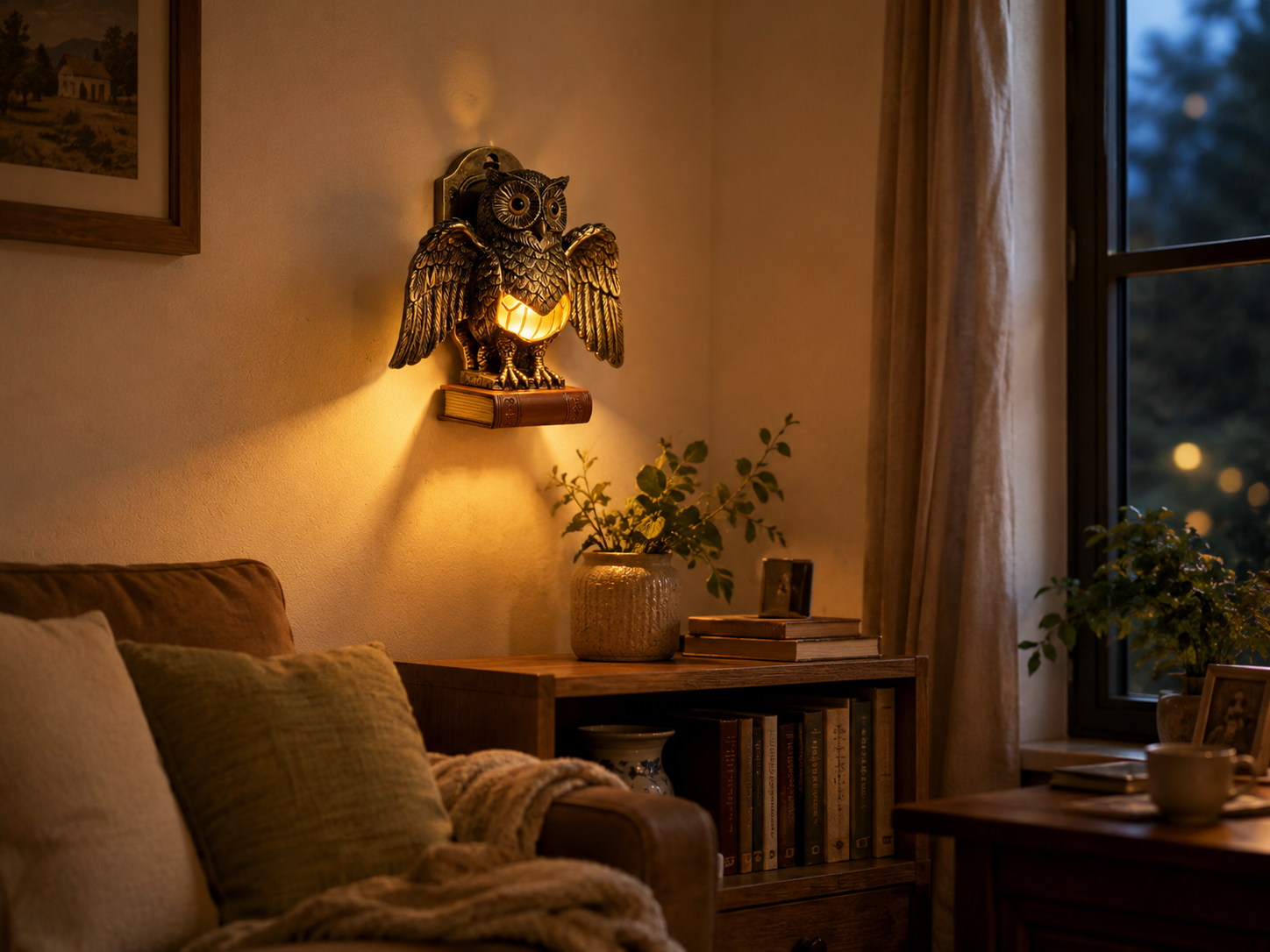 🦉 Owl Wall Night Light