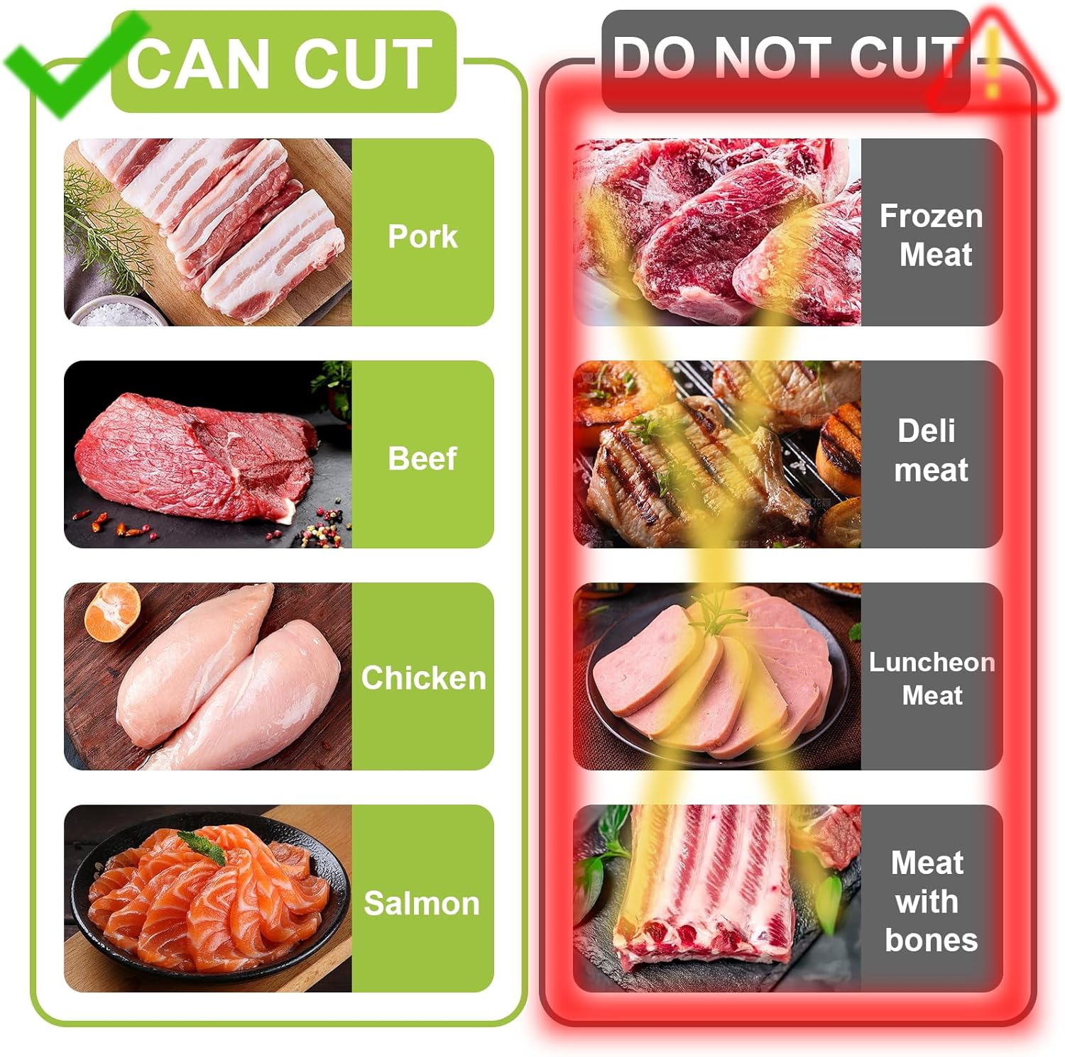Multi-Functional Meat Slicer Slice, Shred & Cube Effortlessly