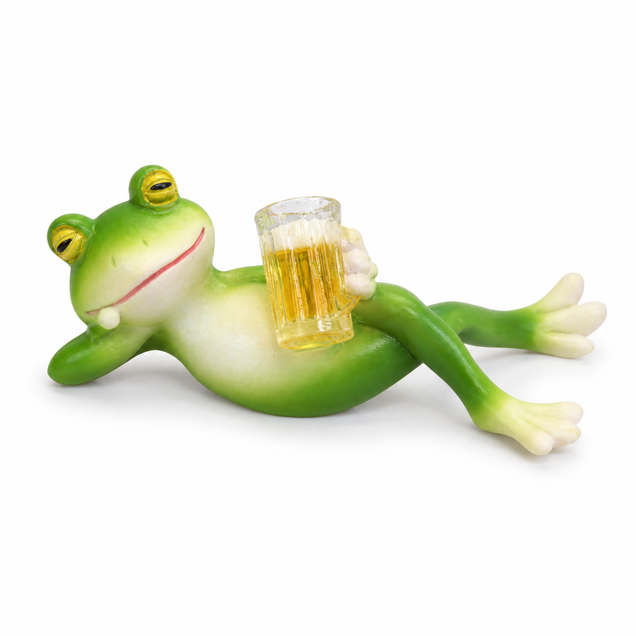 Hanging Frog Planter Ornament – Resin Garden Animal Figurine for Flower Pots and Fish Tanks