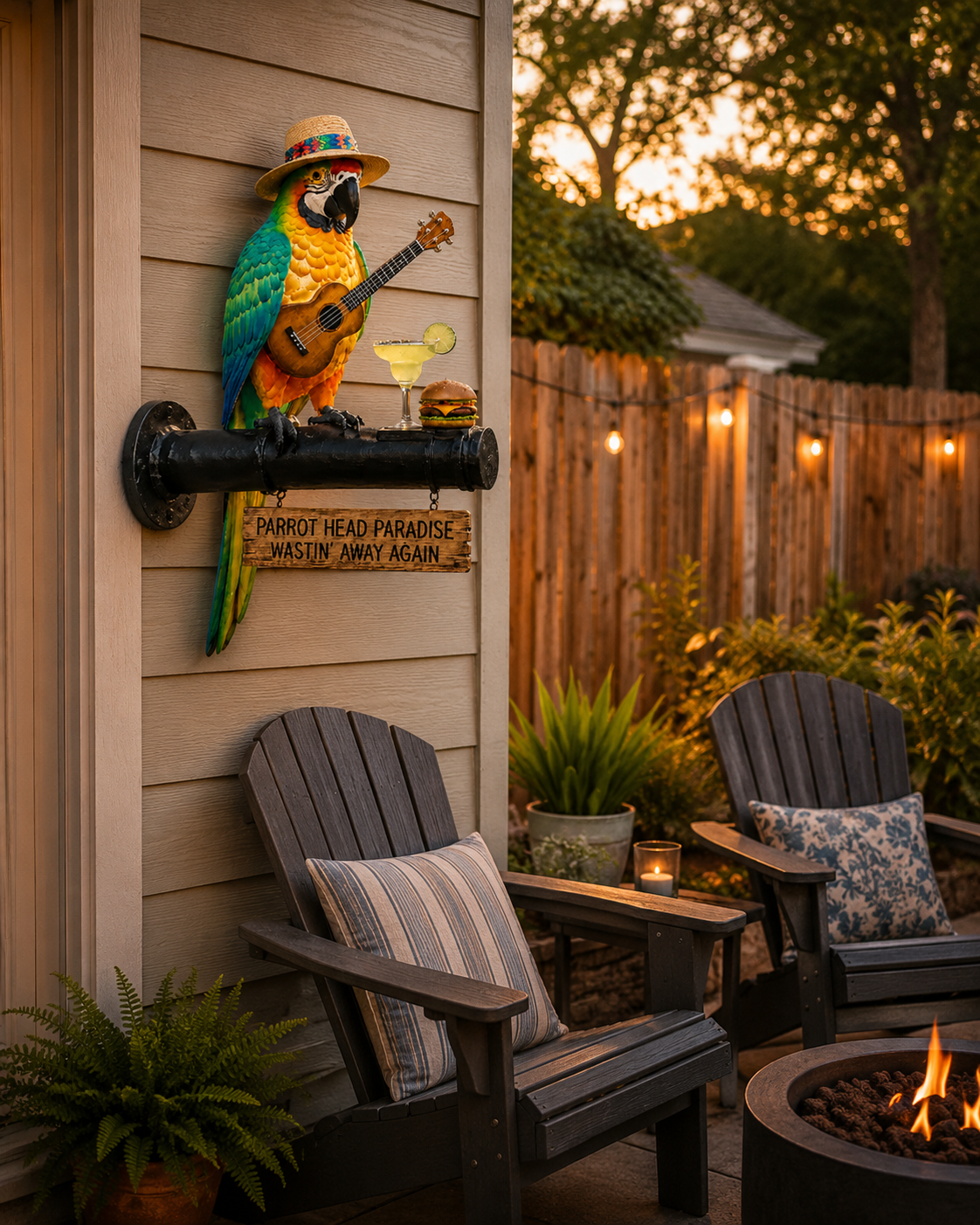 🦜 Tropical Parrot Decor