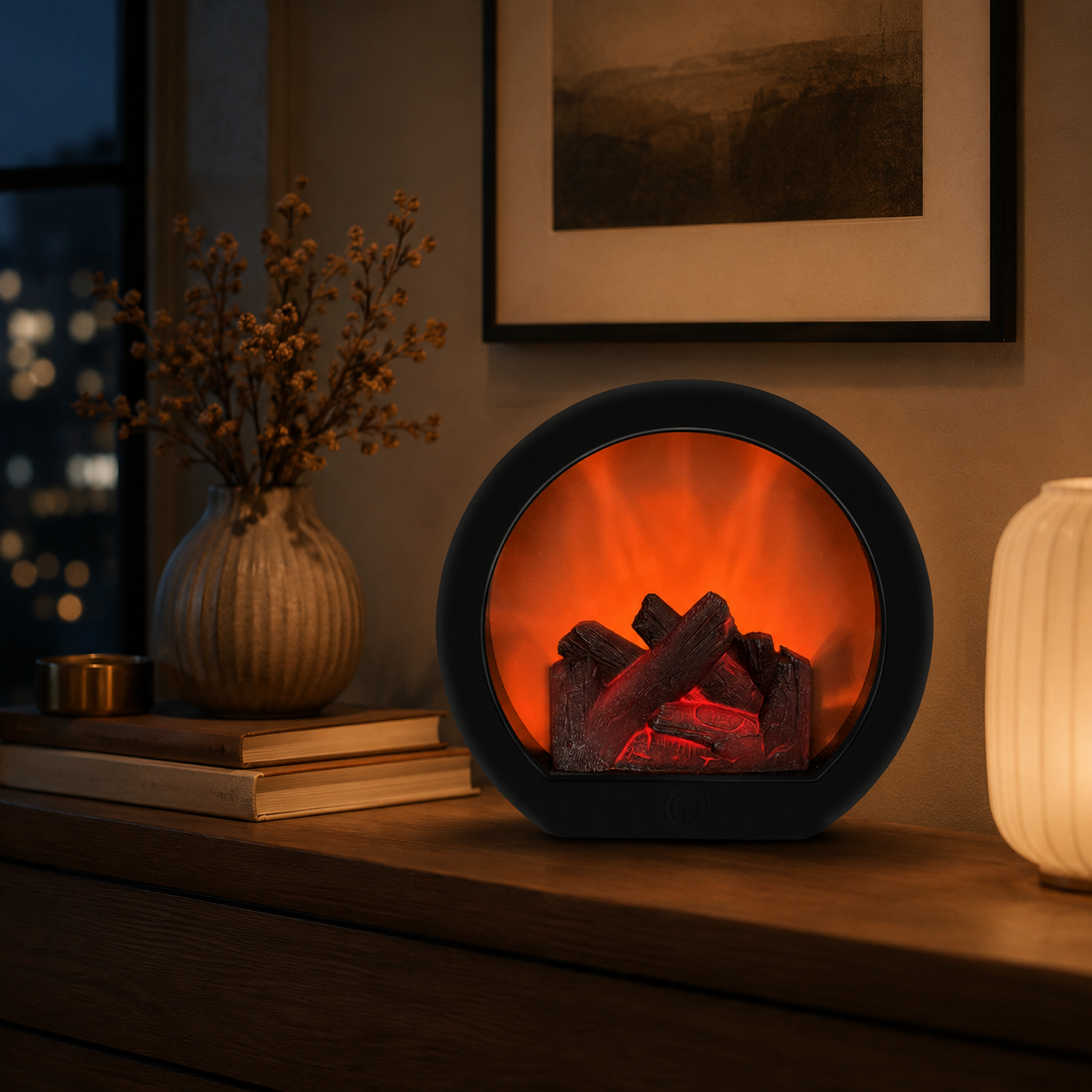 🔥 Fireplace Night Light for Home Decor ✨