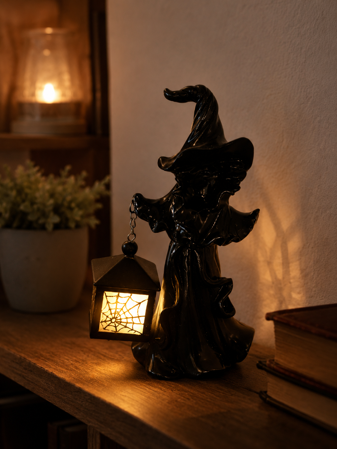 Glowing Witch Lantern Decor 🧙‍♀️✨
