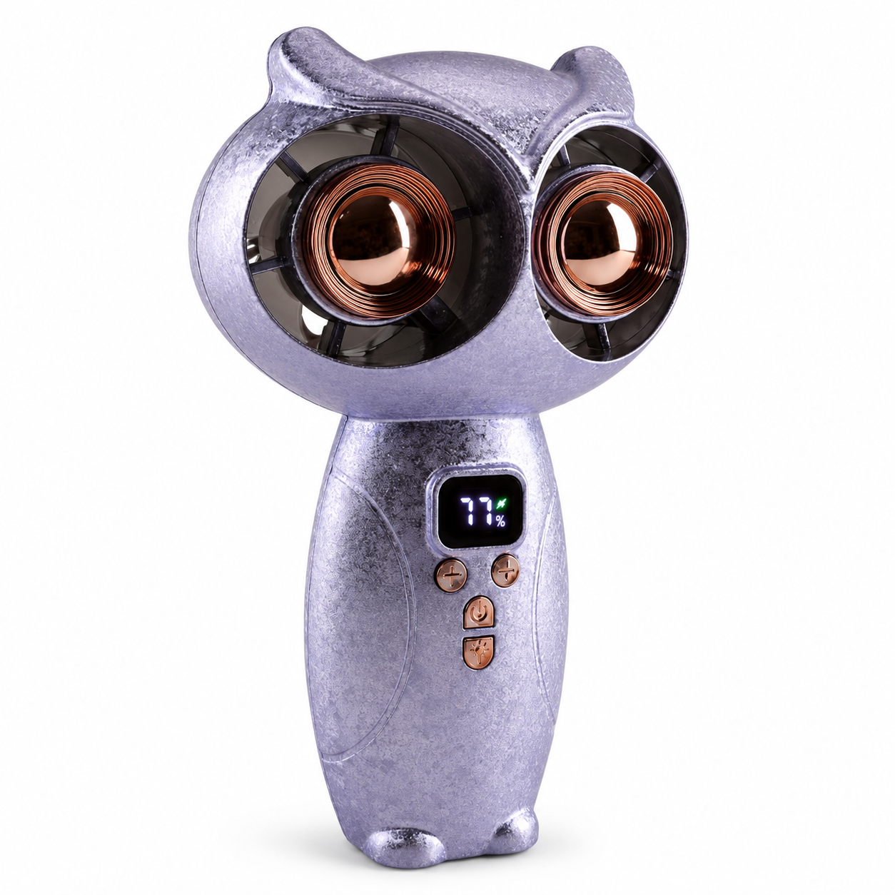 Owl-Shaped Handheld Fan with Digital Display 🦉💨